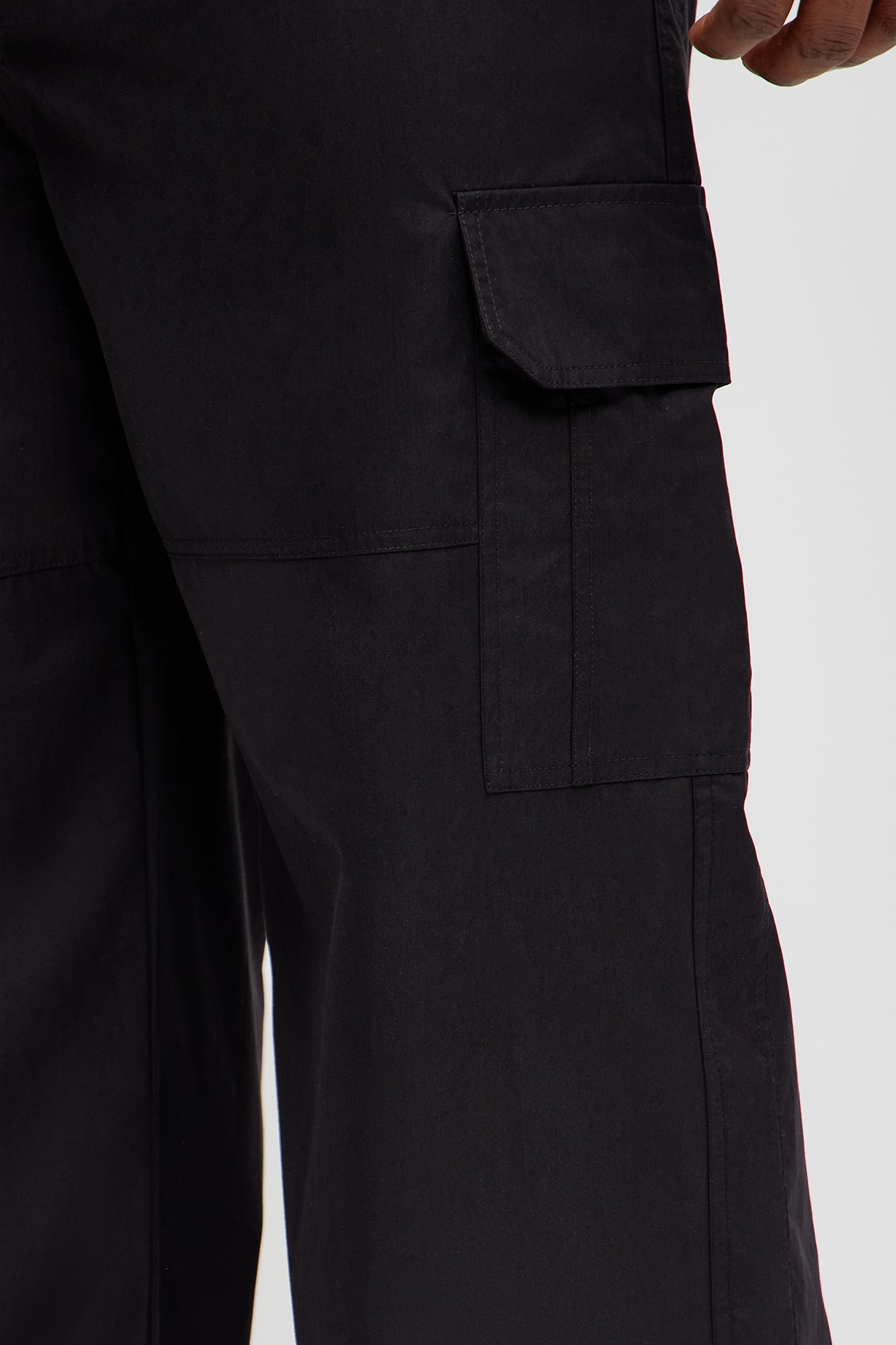 At The Time Baggy Cargo Pants - Black - Image 9
