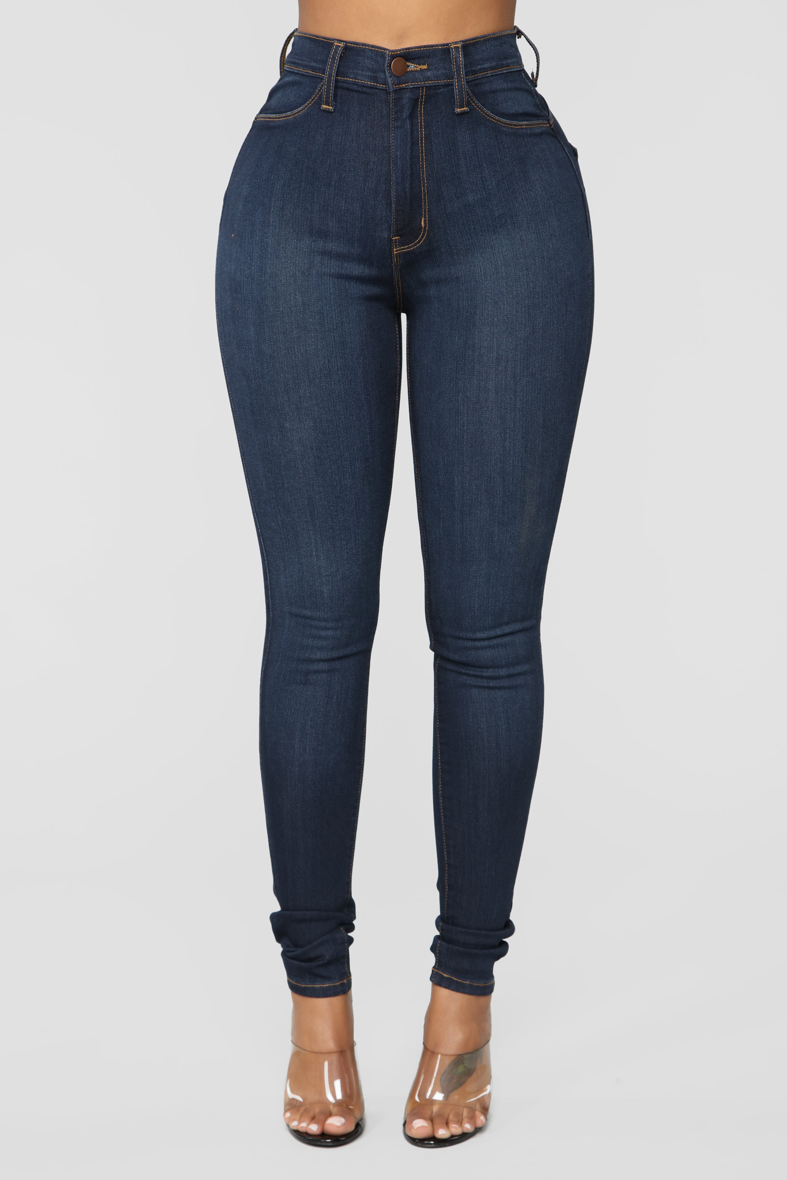 Classic Beauty Booty Lifter Skinny Jeans - Dark Denim - Image 7