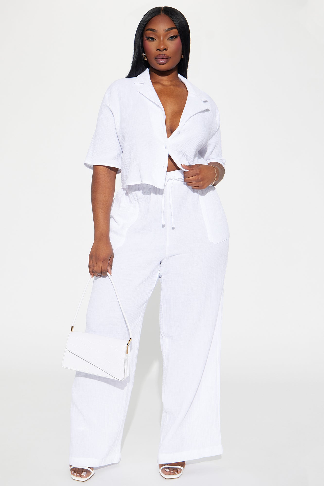 Been There Pant Set - White - Image 4