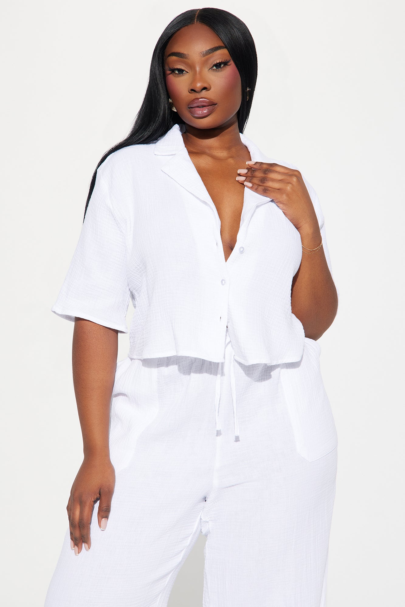 Been There Pant Set - White - Image 5