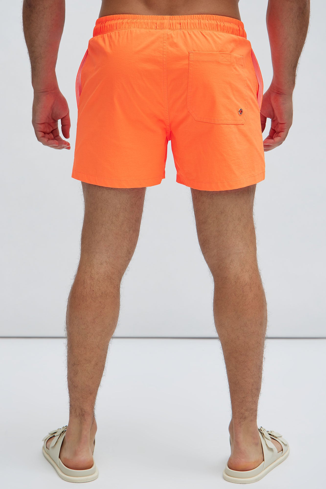 Montez Stretch Swim Trunk Short - Orange - Image 4