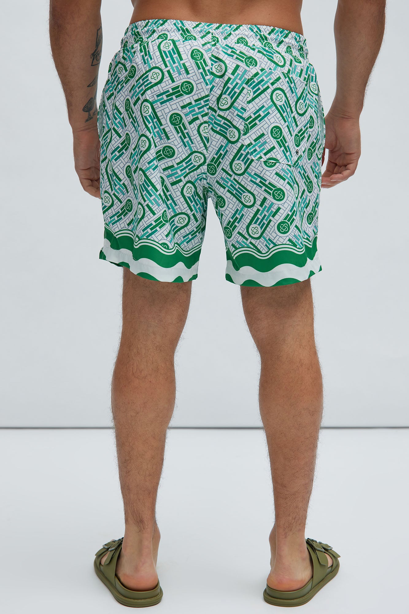 Emperor Swim Classic Trunk - Green/combo - Image 5