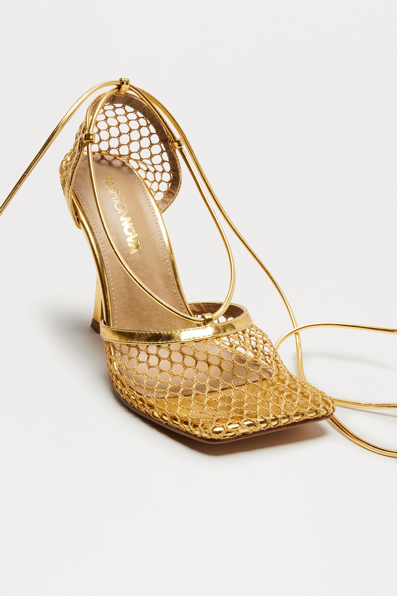 Always Remember Me Mesh Pumps - Gold - Image 3