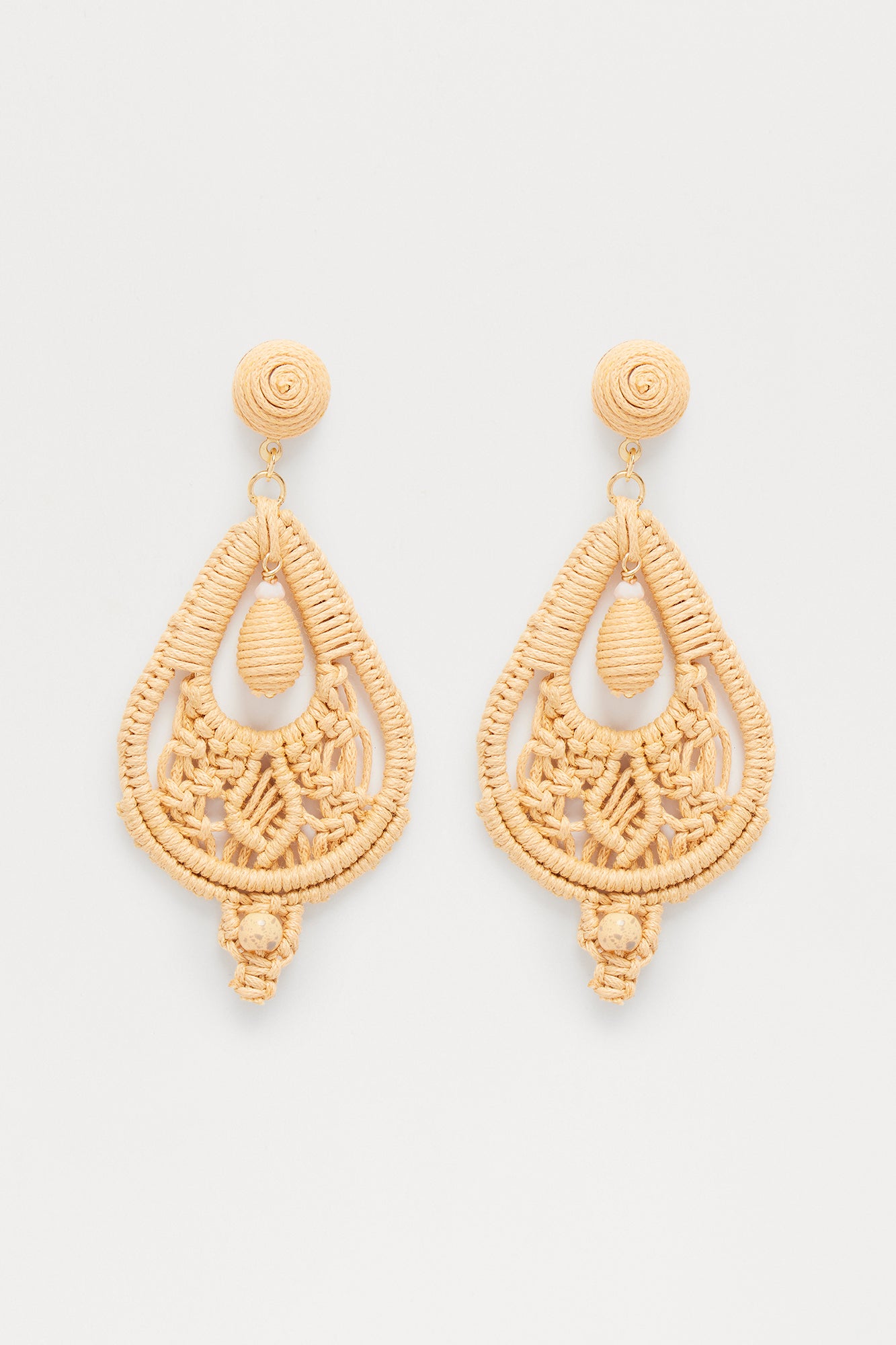 Some Other Time Earrings - Tan - Image 3