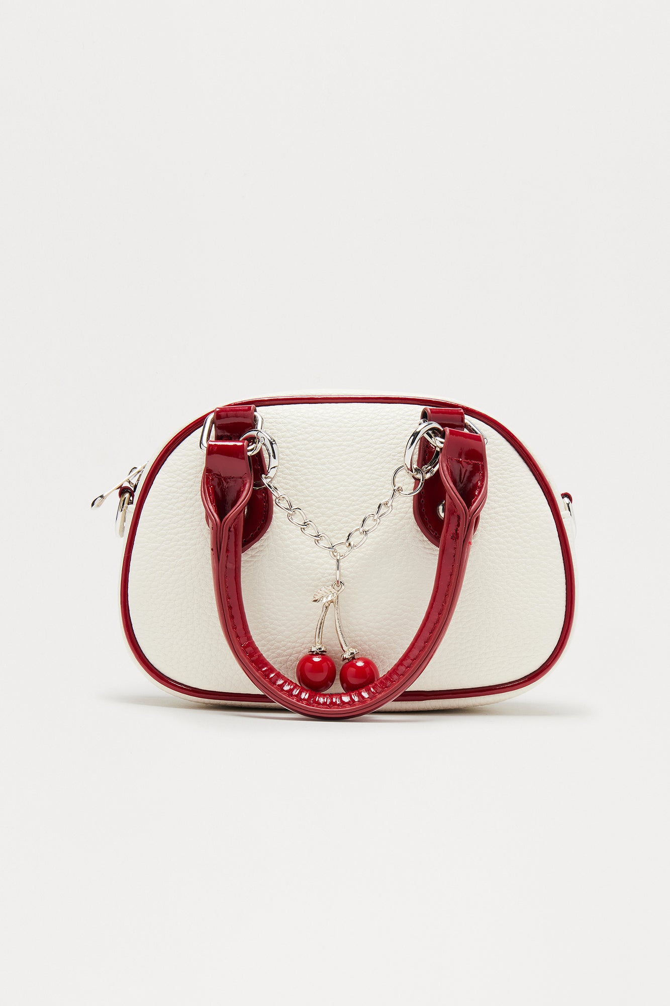 Miss LuLu Handbag - Red/White - Image 4
