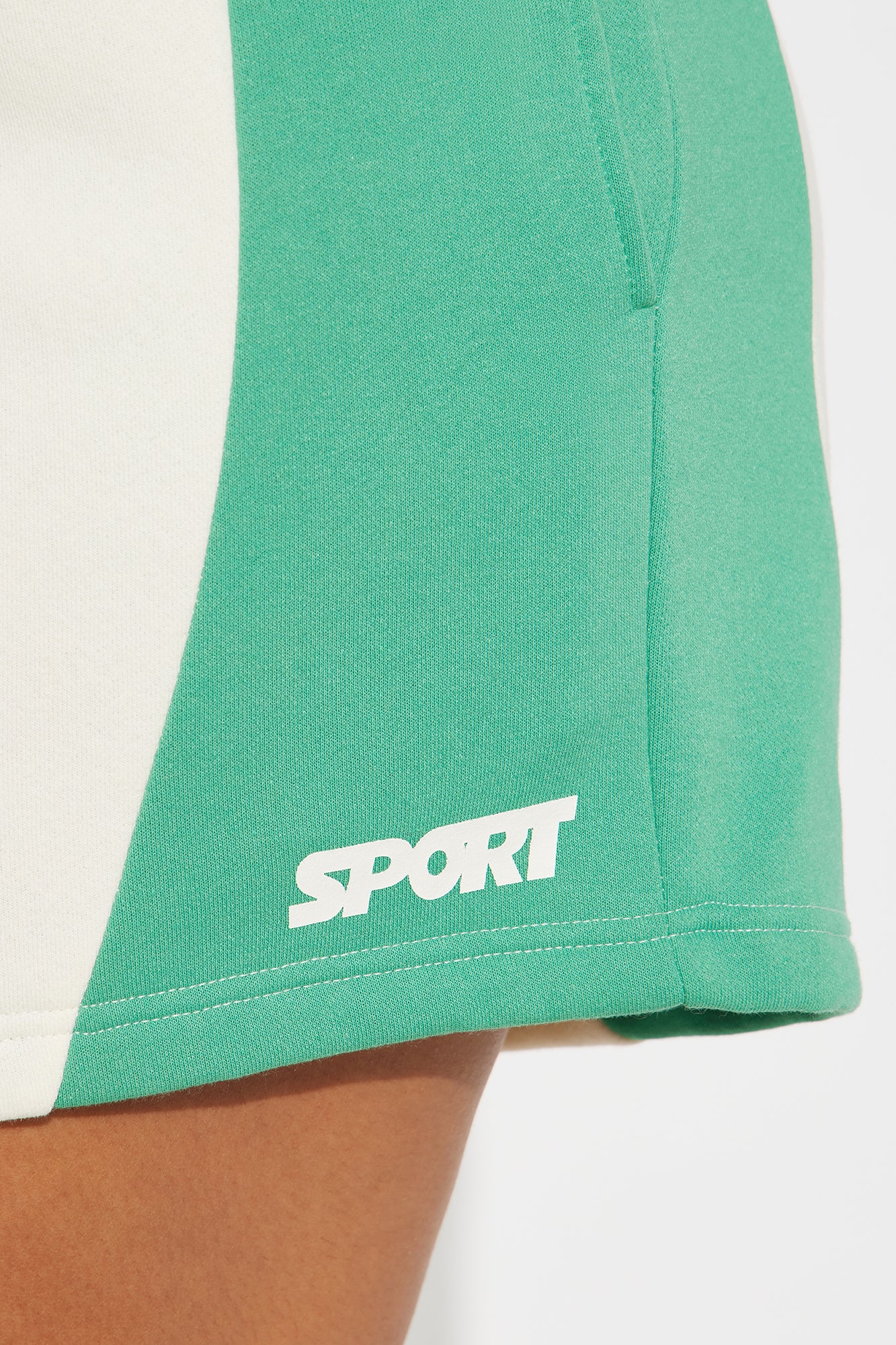 Sport Fleece Short Set - Cream/combo - Image 7