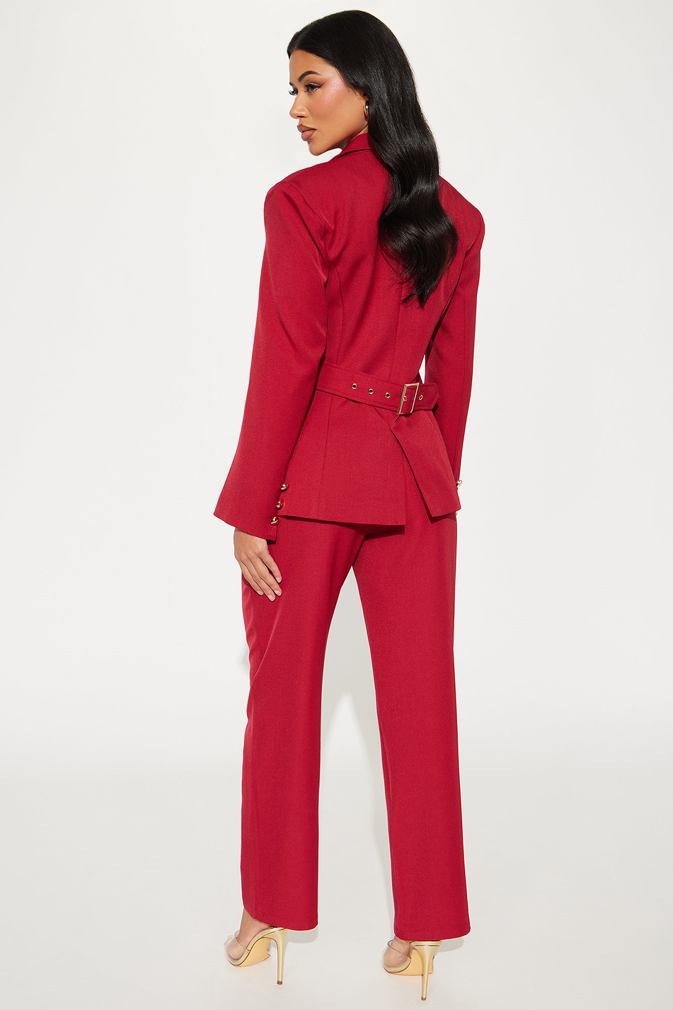 I Rest My Case Blazer Set - Red - Image 4