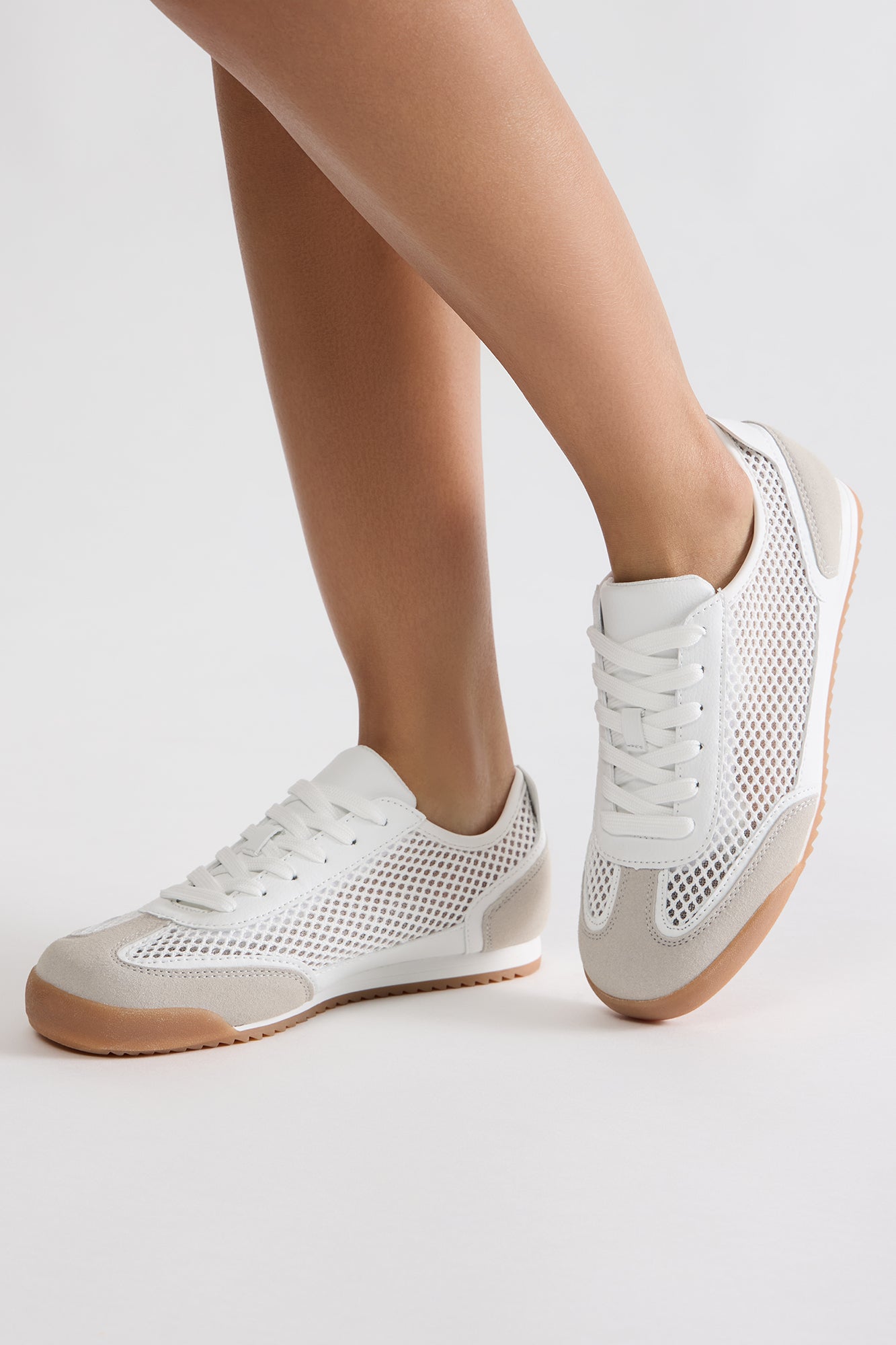 Tyson Knit Sneakers - White - Image 3