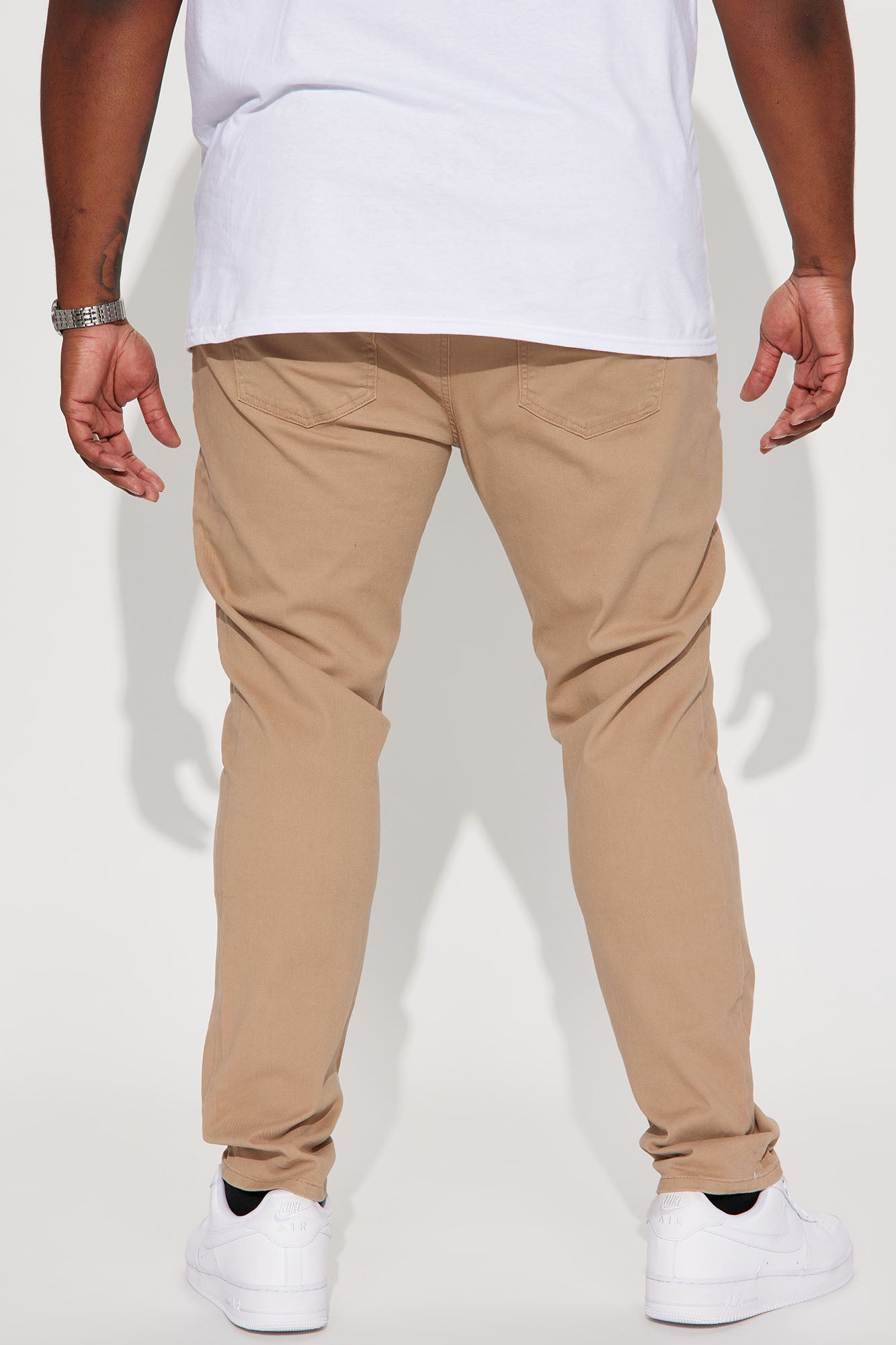 Mac Chino Skinny 5 Pocket Pants - Khaki - Image 9