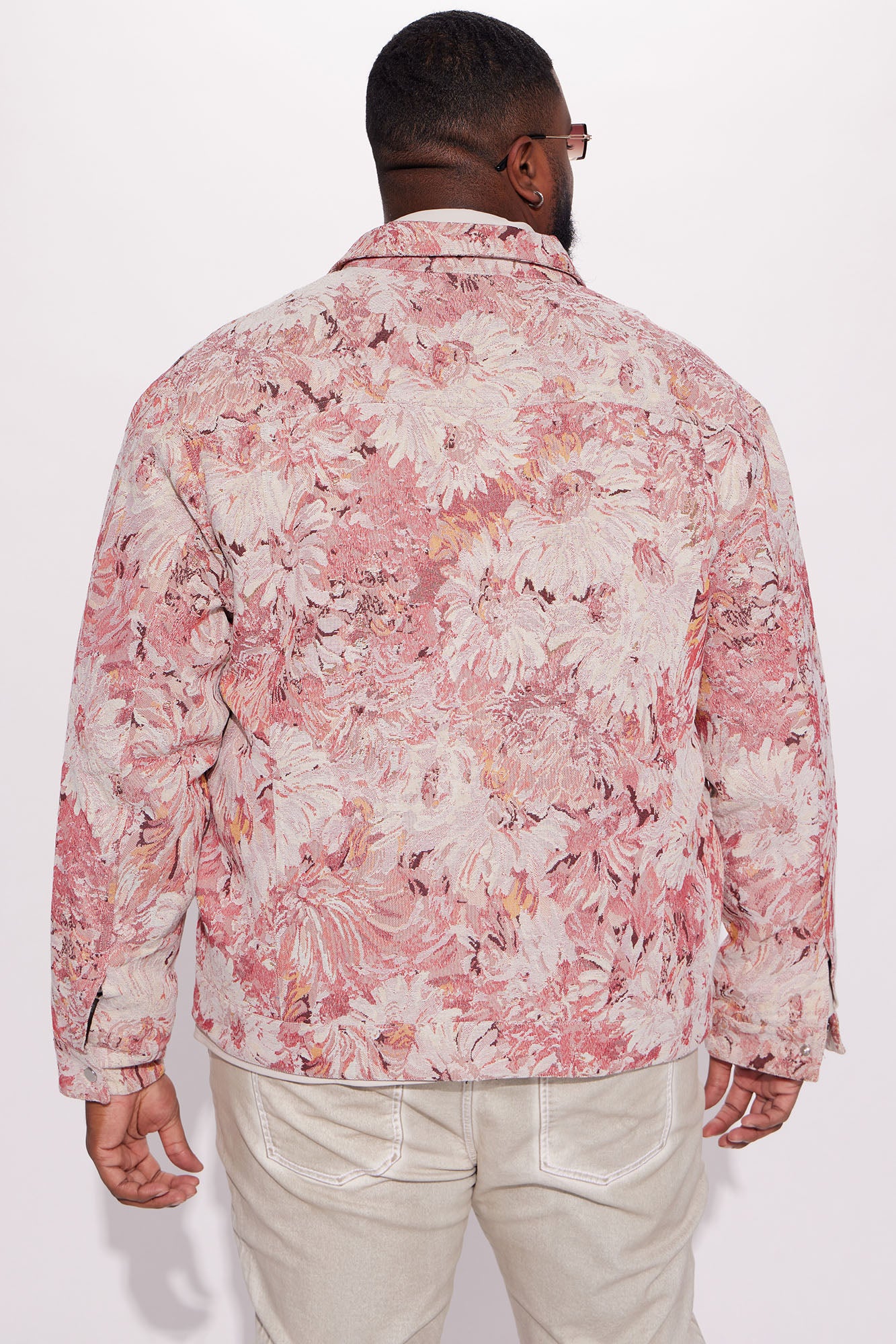 All You Need Is Tapestry Trucker Jacket - Pink/combo - Image 8
