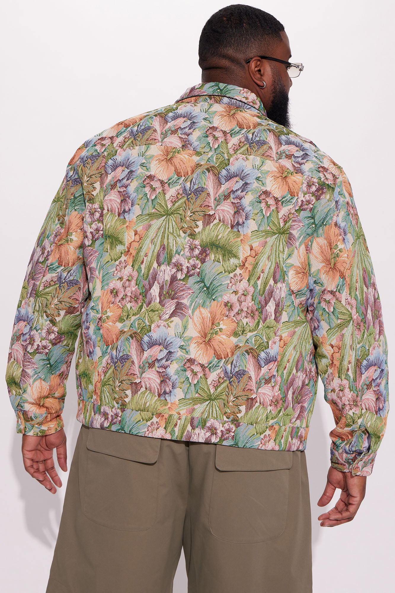 All You Need Is Tapestry Trucker Jacket - Green/combo - Image 11