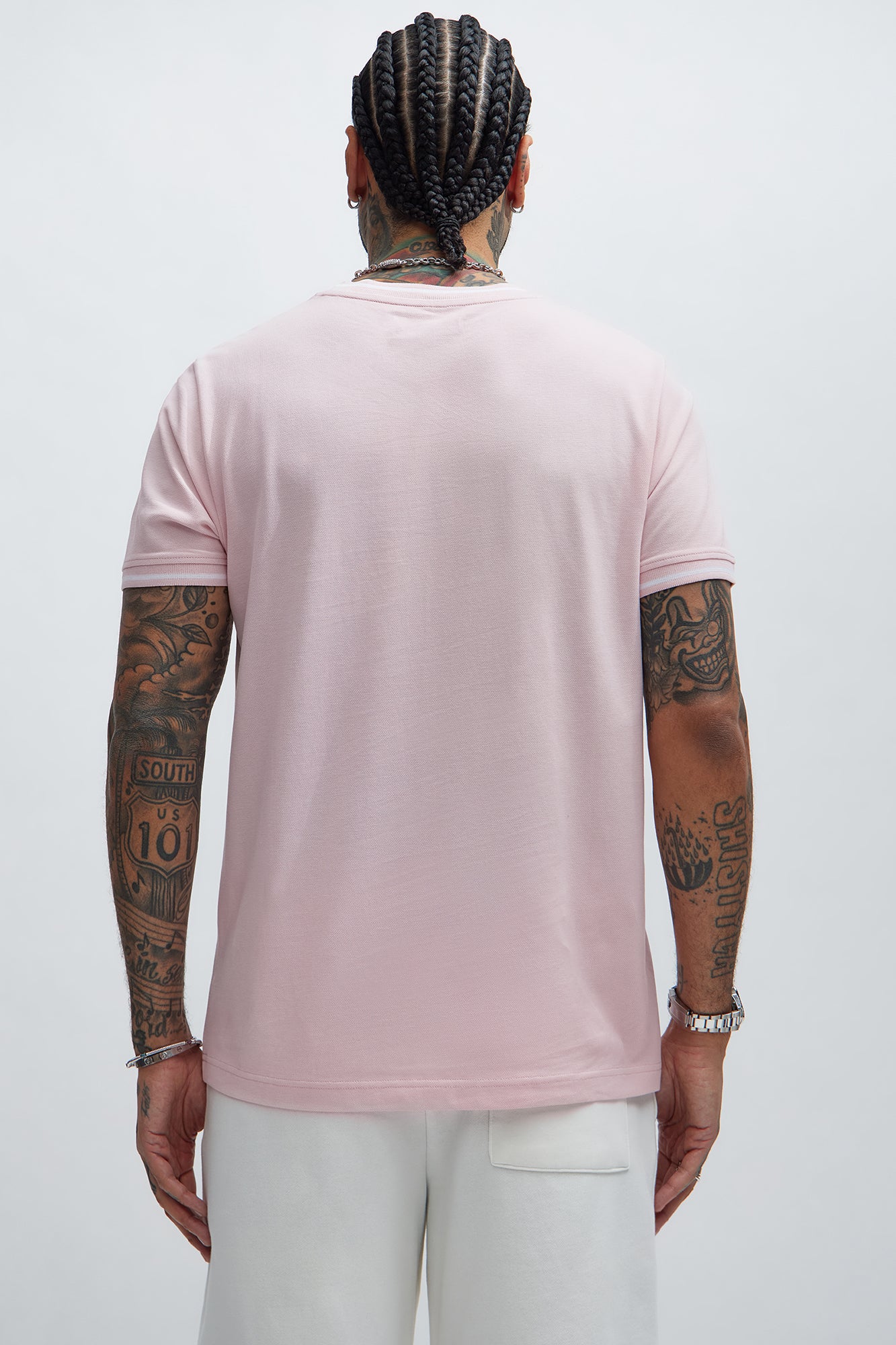 Jaxon Short Sleeve Tee - Pink - Image 4