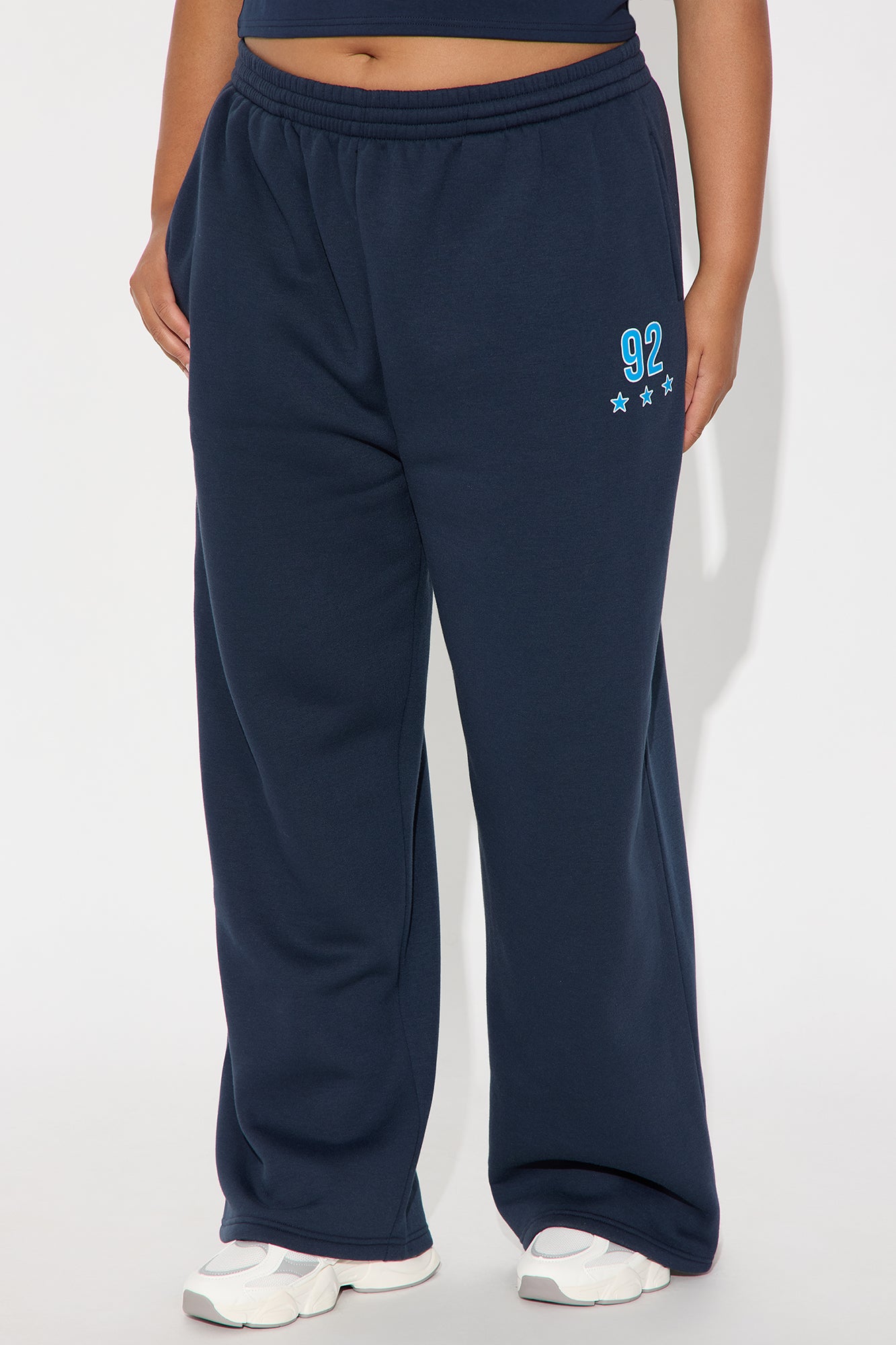 Alessandra 92 Wide Leg Pant - Blue - Image 5