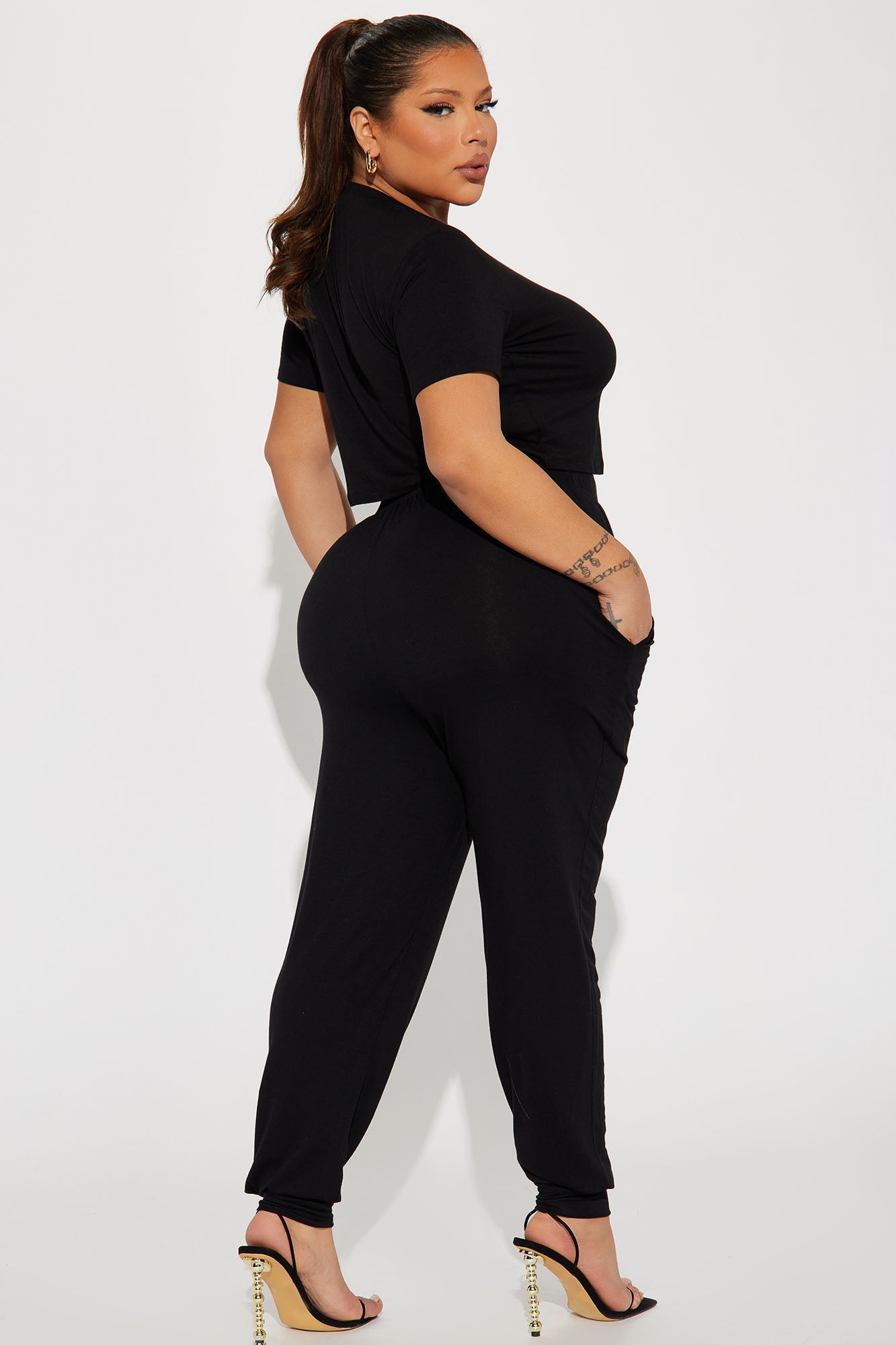 A Chill Day Pant Set - Black - Image 6