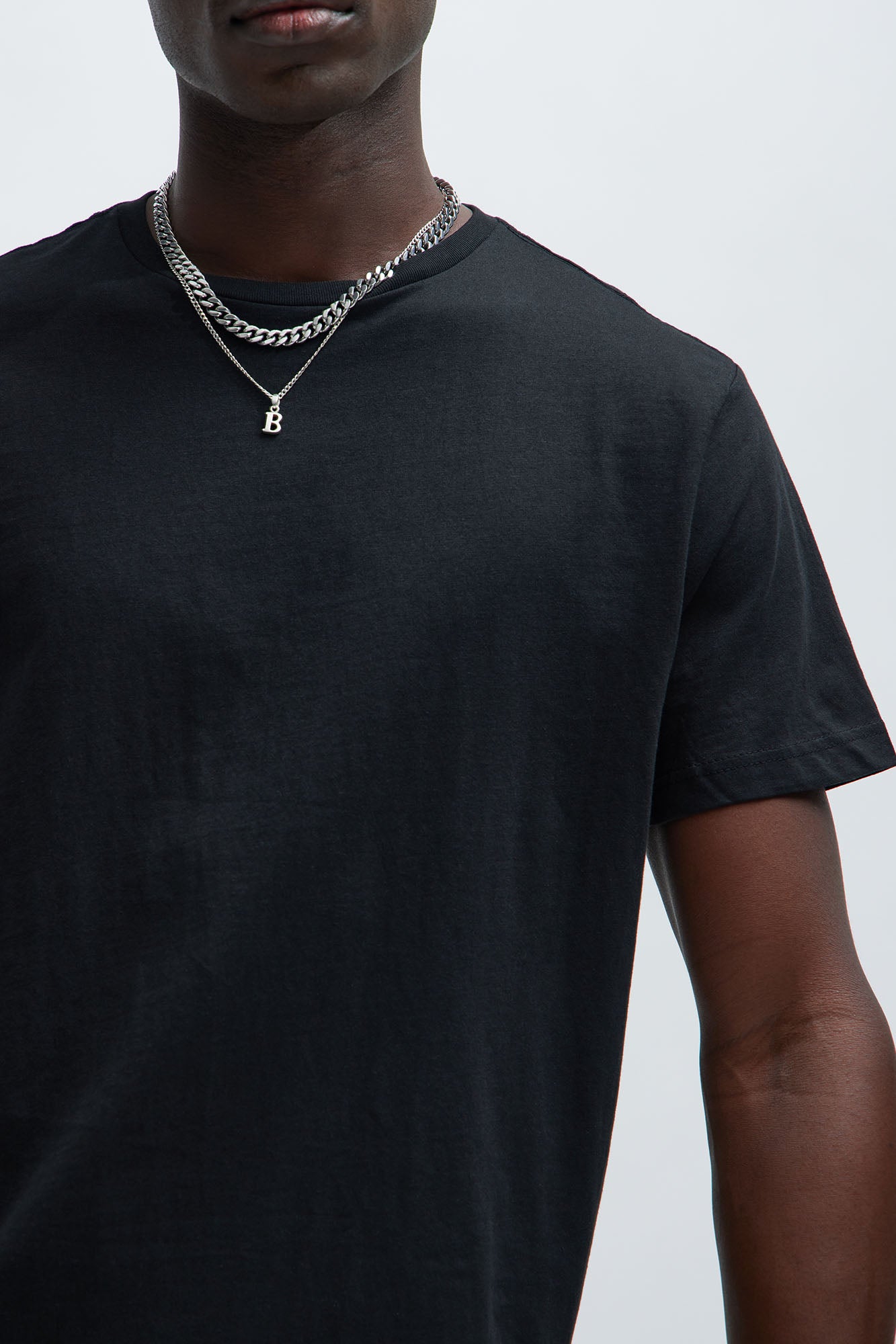 FN Essential Crew Tees 3 Pack - Black - Image 3