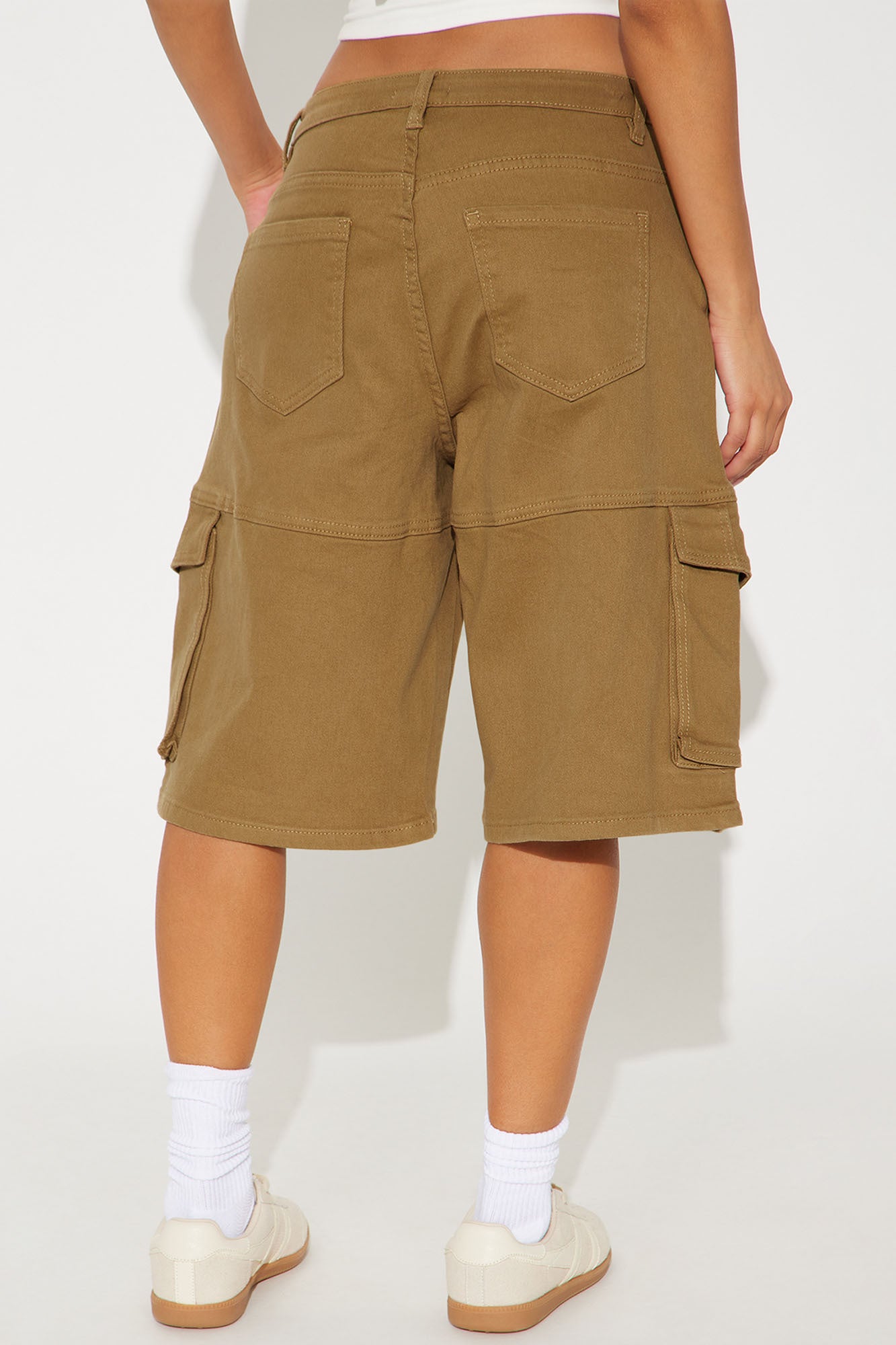 Braelynn Bermuda Short - Tan - Image 3
