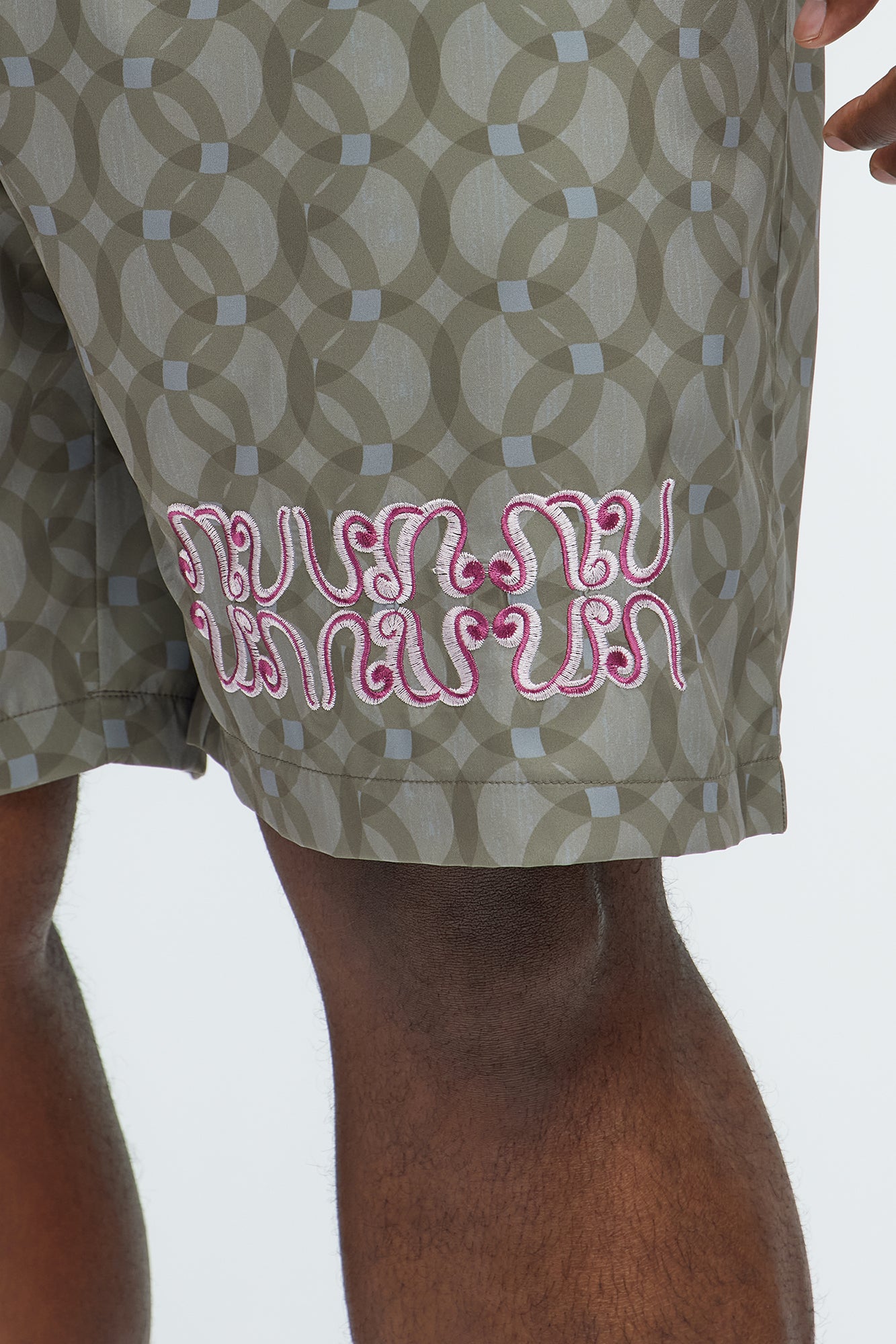 Cielo Embroidered Shorts - Brown/combo - Image 8