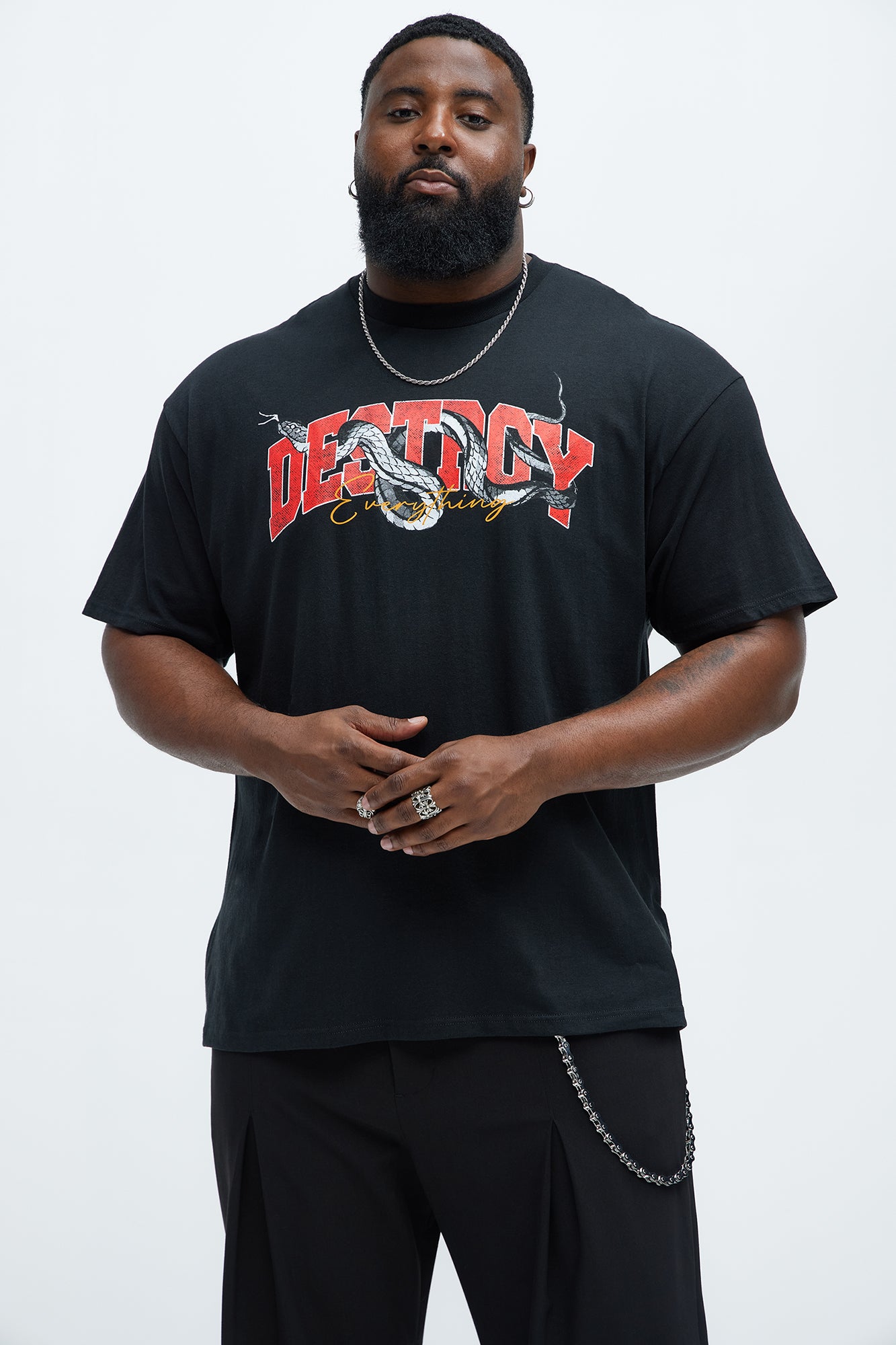Destroy Everything Short Sleeve Tee - Black - Image 4
