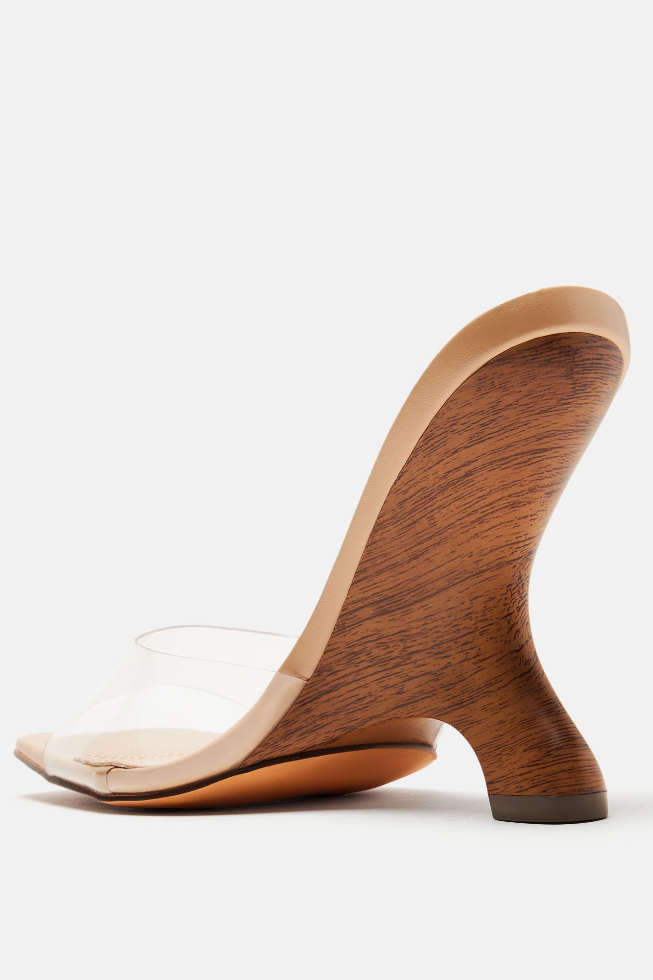 Nora Clear Wedges - Nude - Image 4