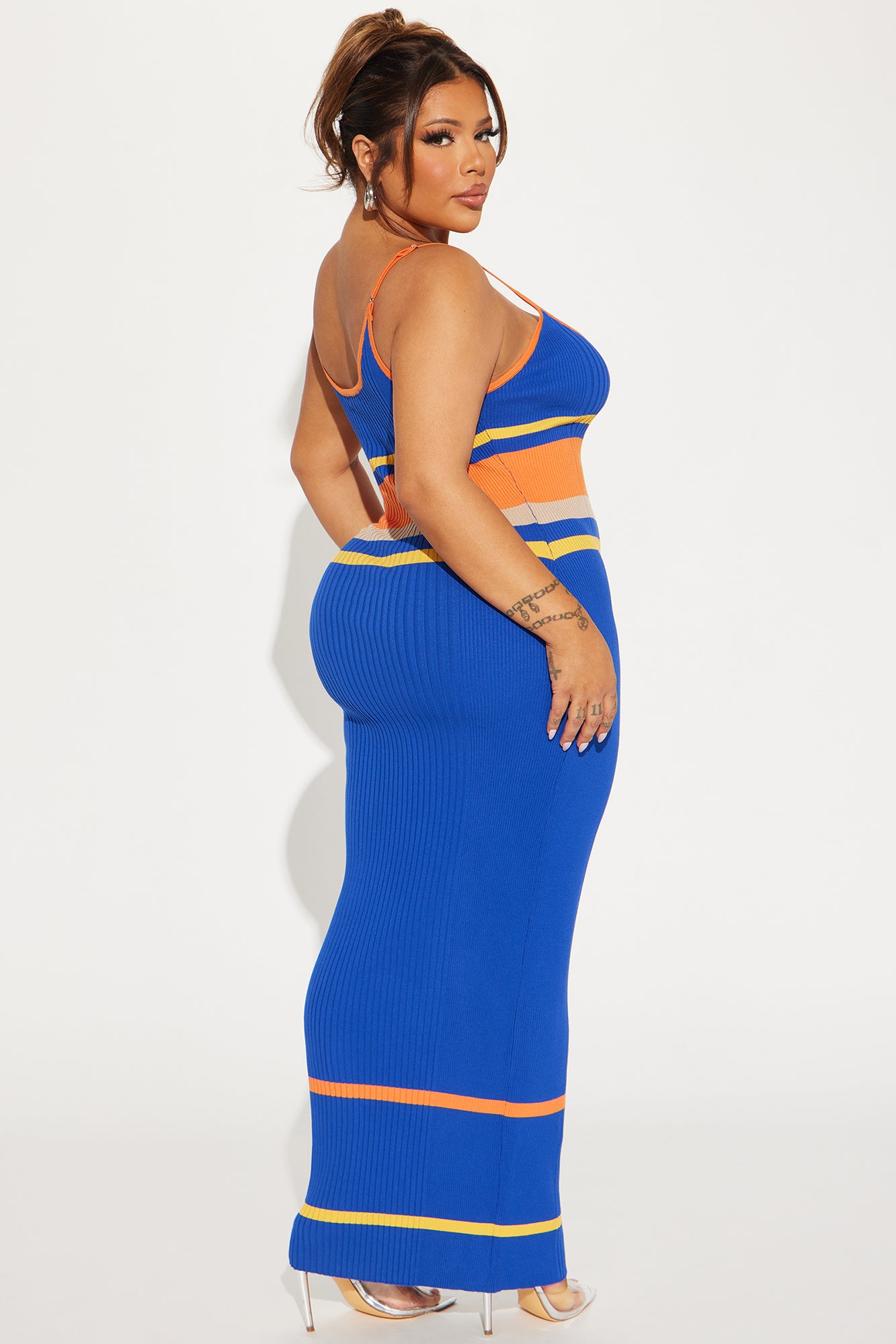 Affectious Rush Maxi Dress - Blue/combo - Image 6