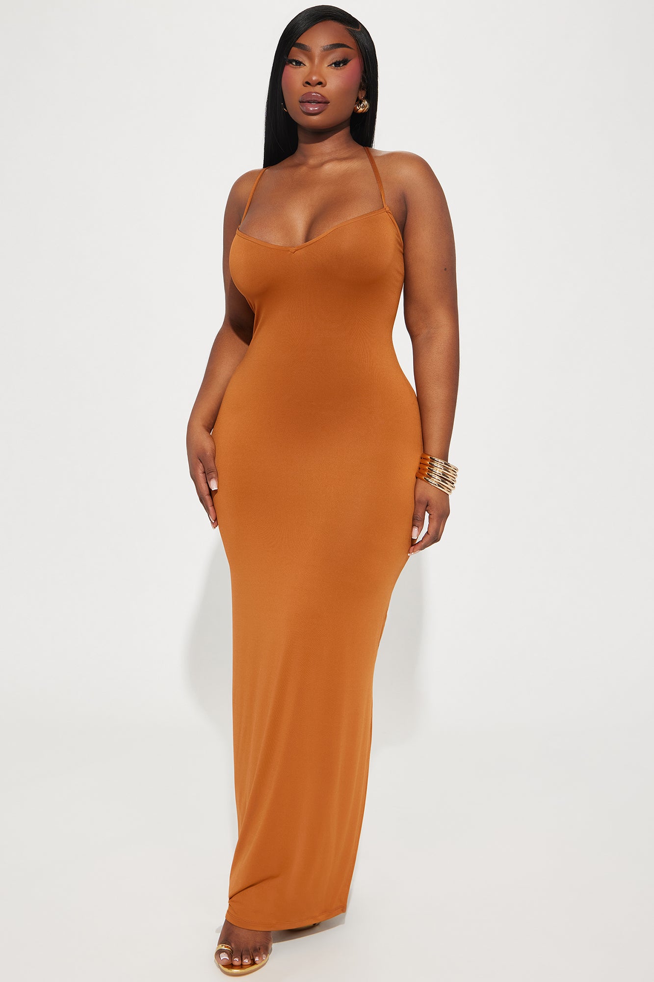 Annie Maxi Dress - Brown - Image 4