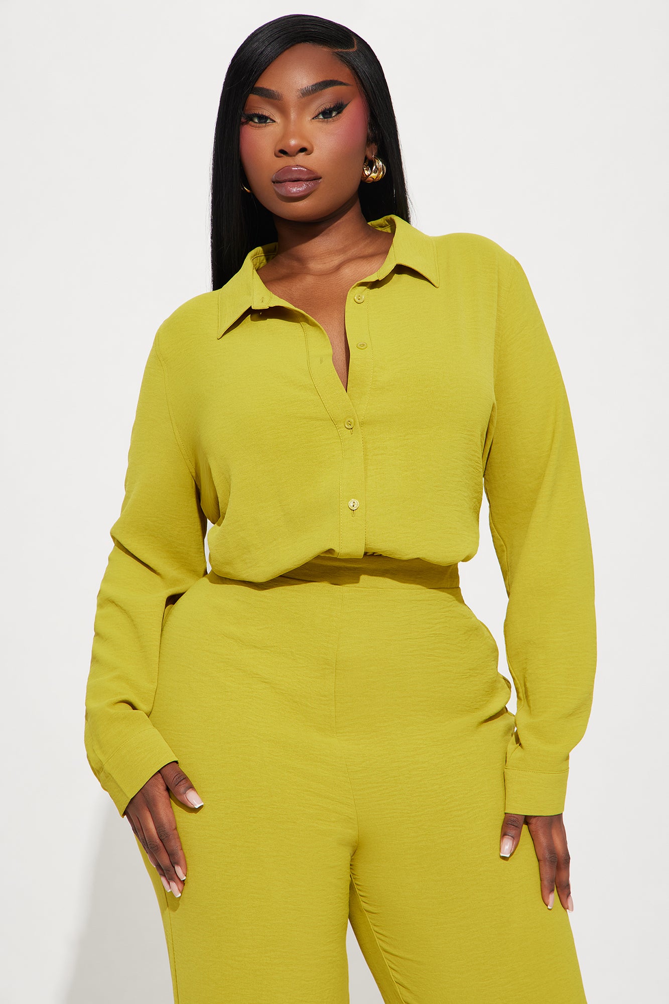 Makenzie Jumpsuit - Chartreuse - Image 6