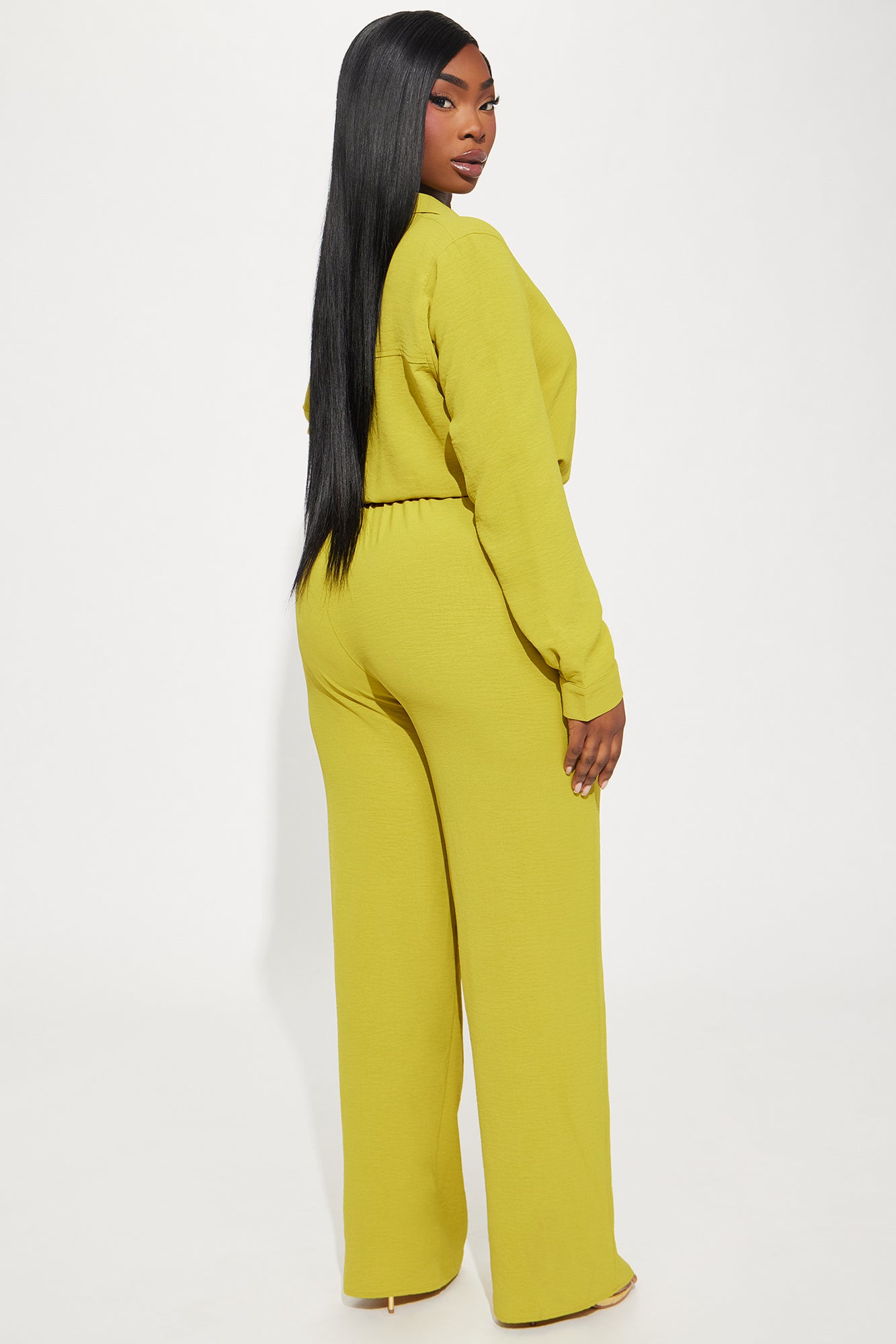 Makenzie Jumpsuit - Chartreuse - Image 7