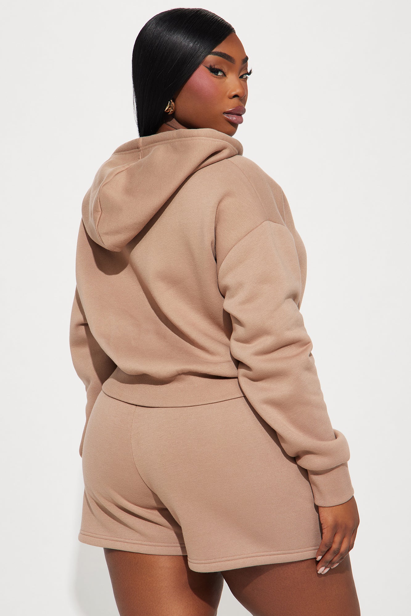 Brianna Sweatshirt Set - Mocha - Image 7