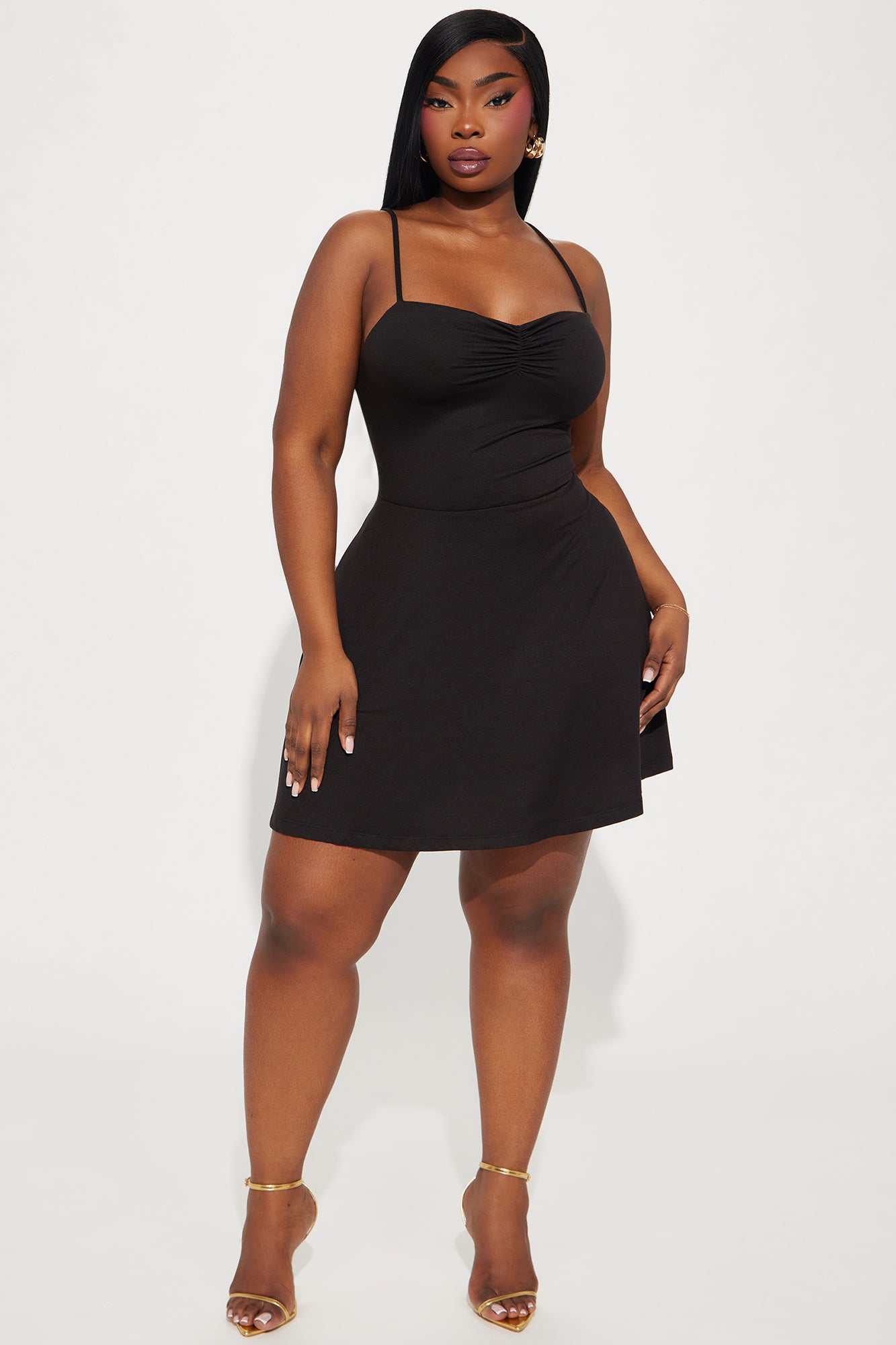 Adriana Essential Mini Dress - Black - Image 4