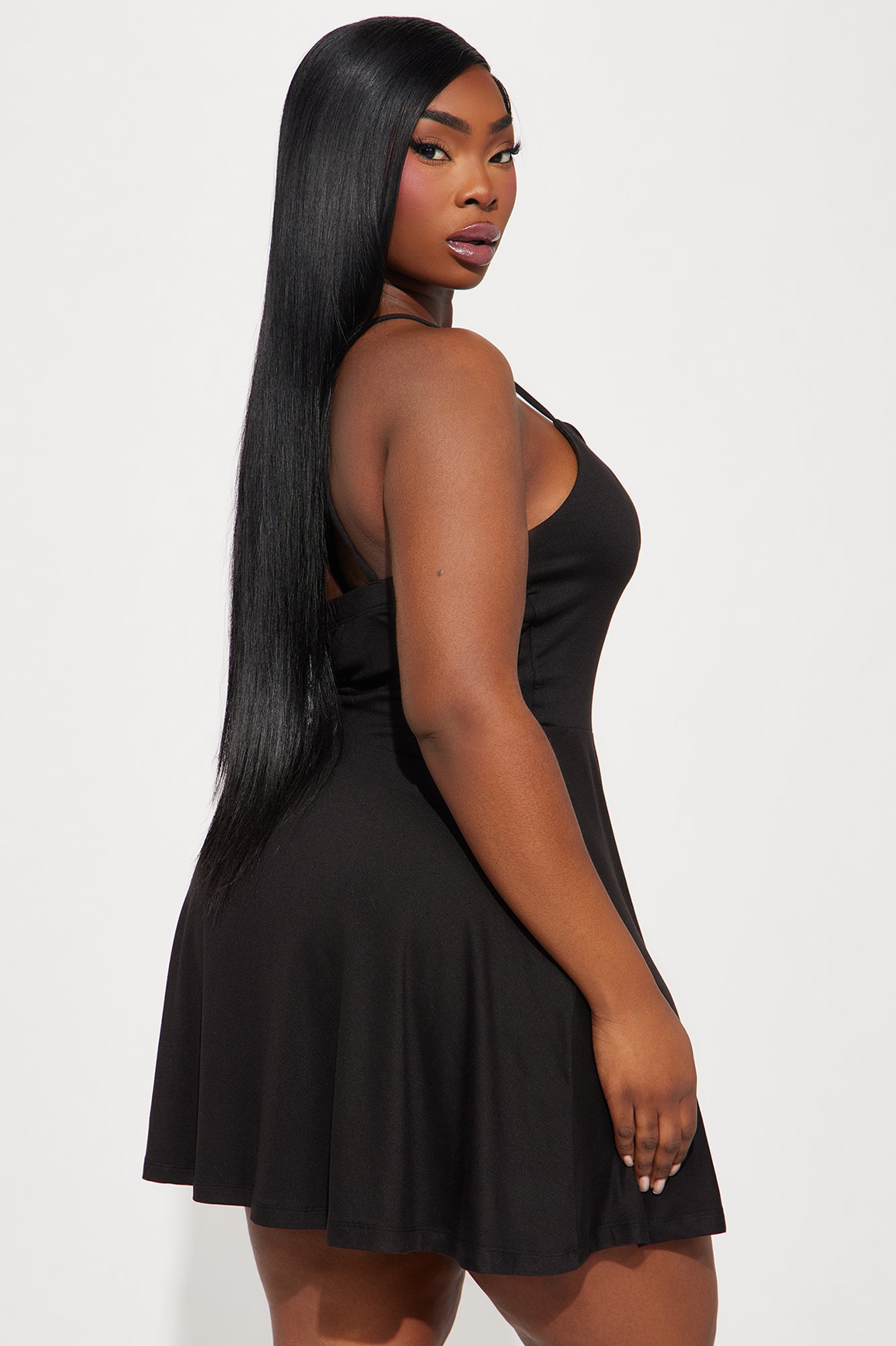 Adriana Essential Mini Dress - Black - Image 6