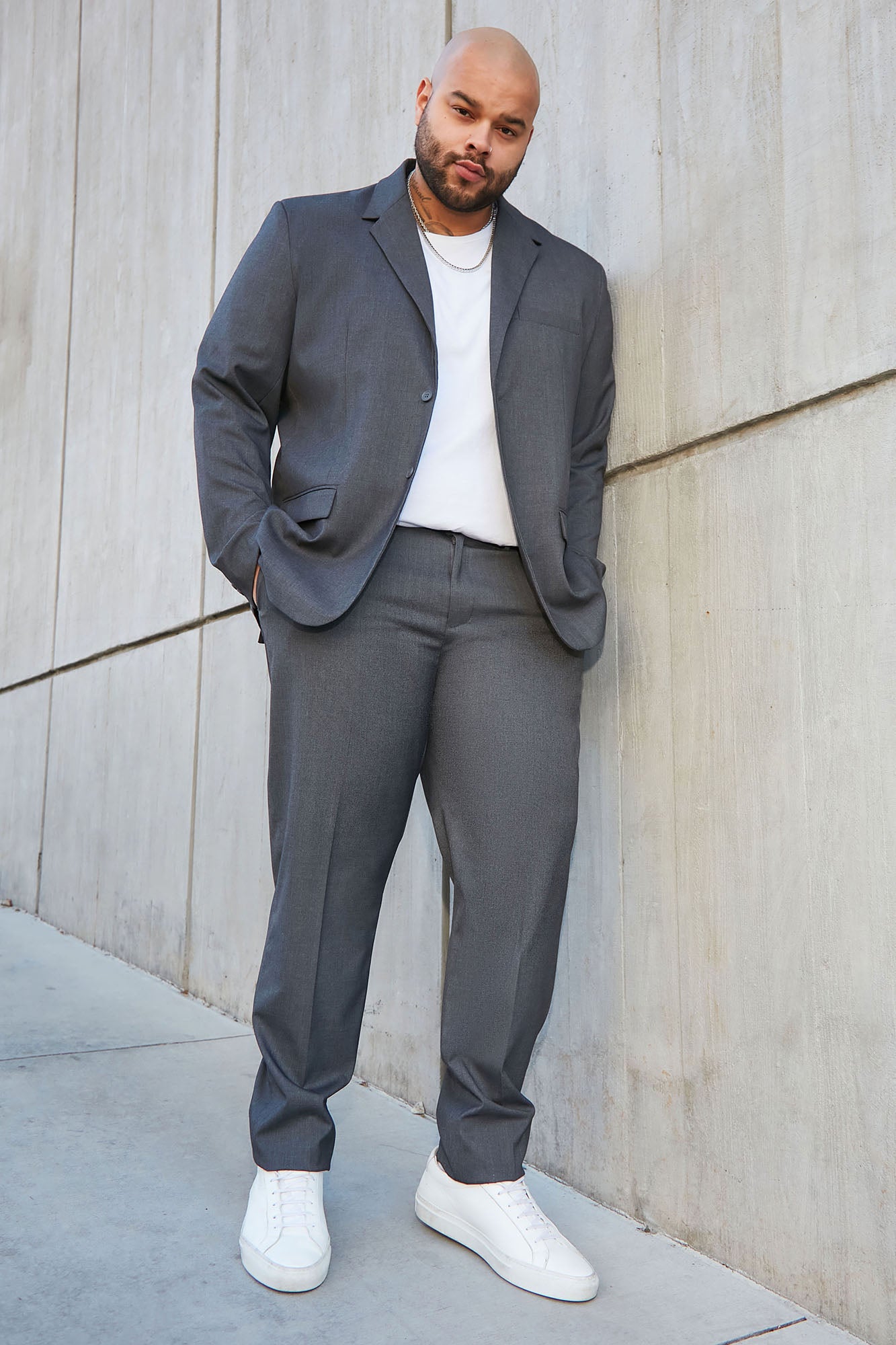 The Modern Stretch Slim Trouser - Charcoal - Image 7