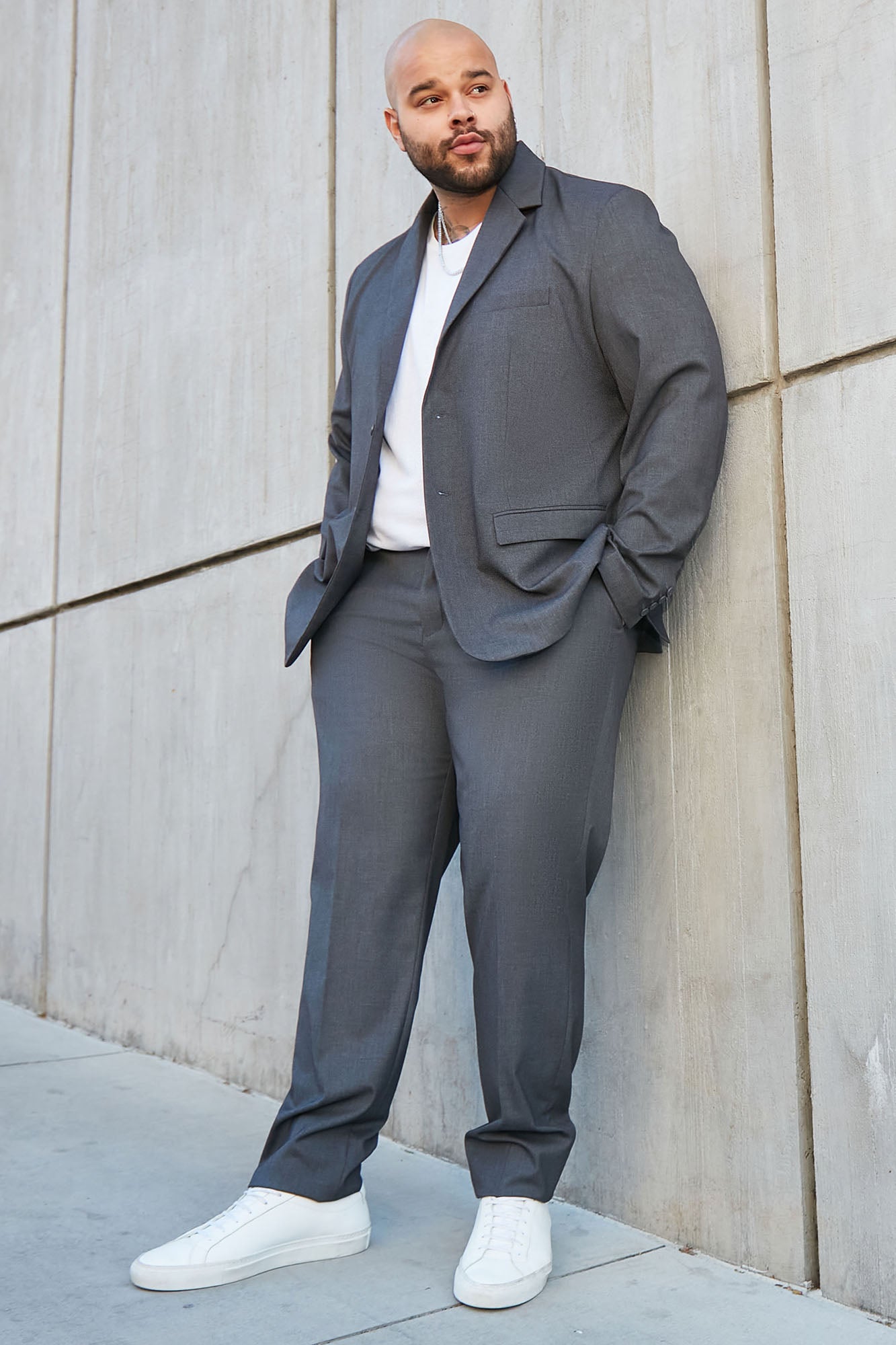 The Modern Stretch Slim Trouser - Charcoal - Image 6