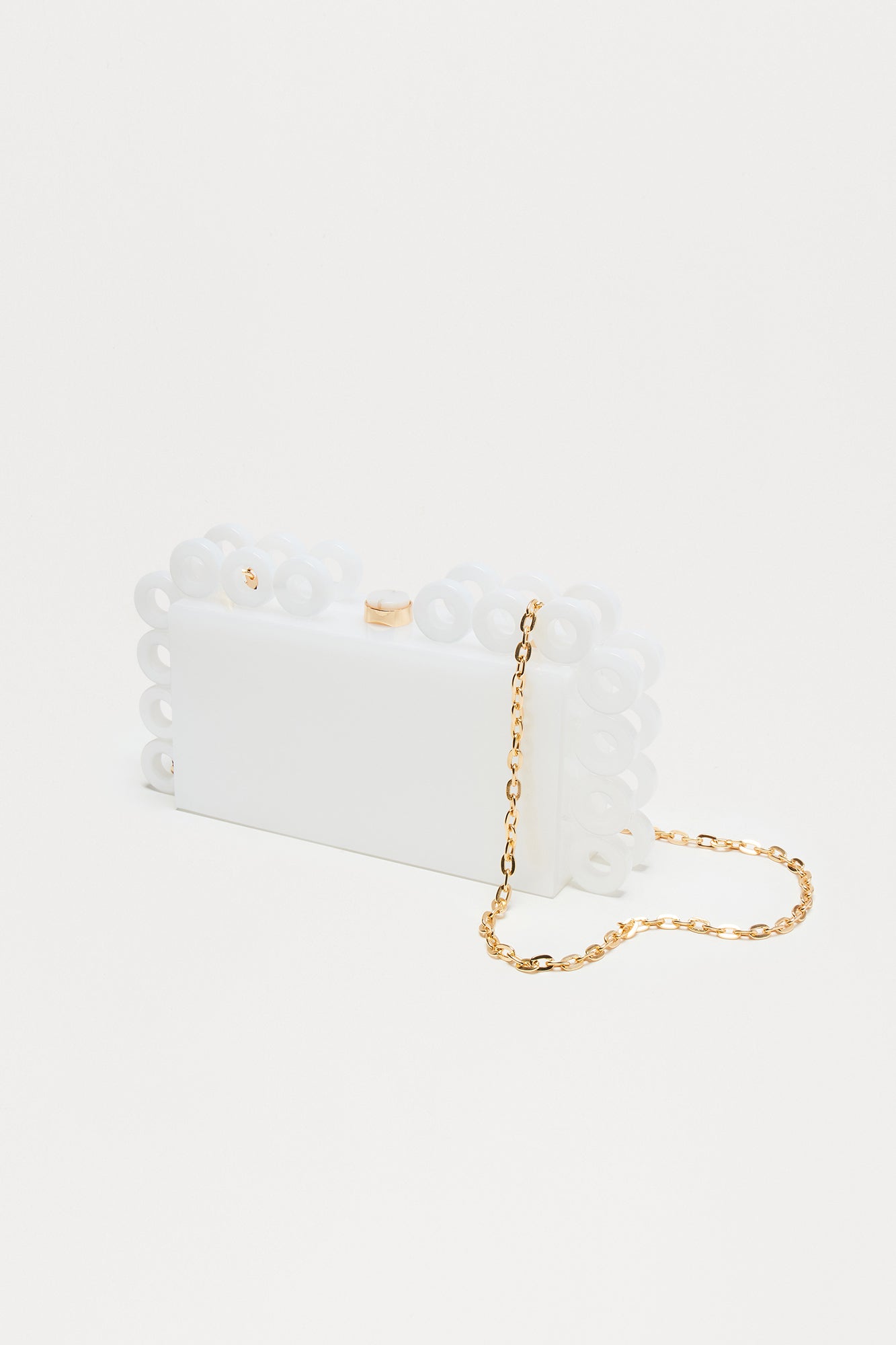 Britney Clutch - White - Image 4