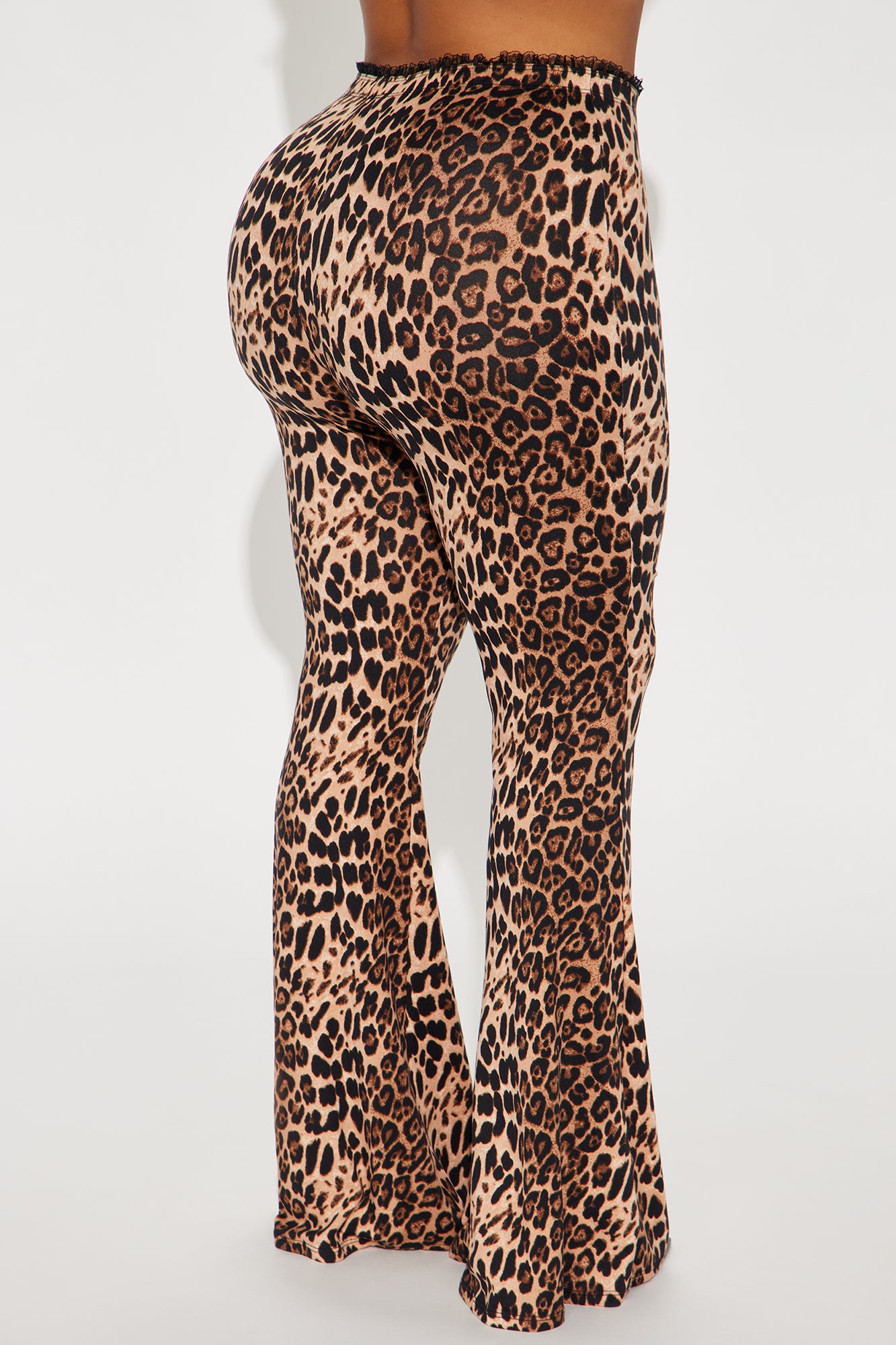 Feline Behavior Leopard Flare Pant - Brown/combo - Image 7