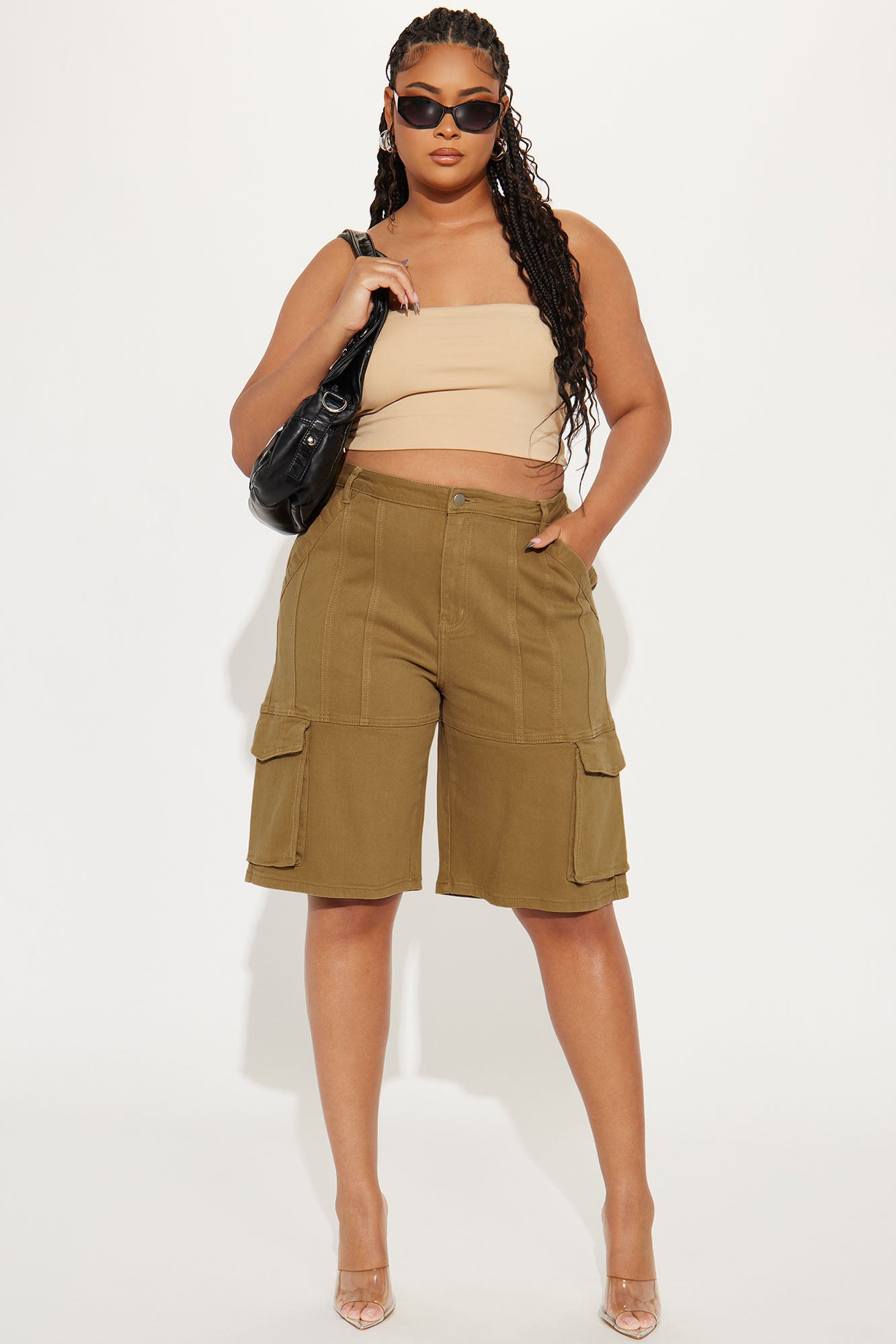 Braelynn Bermuda Short - Tan - Image 4