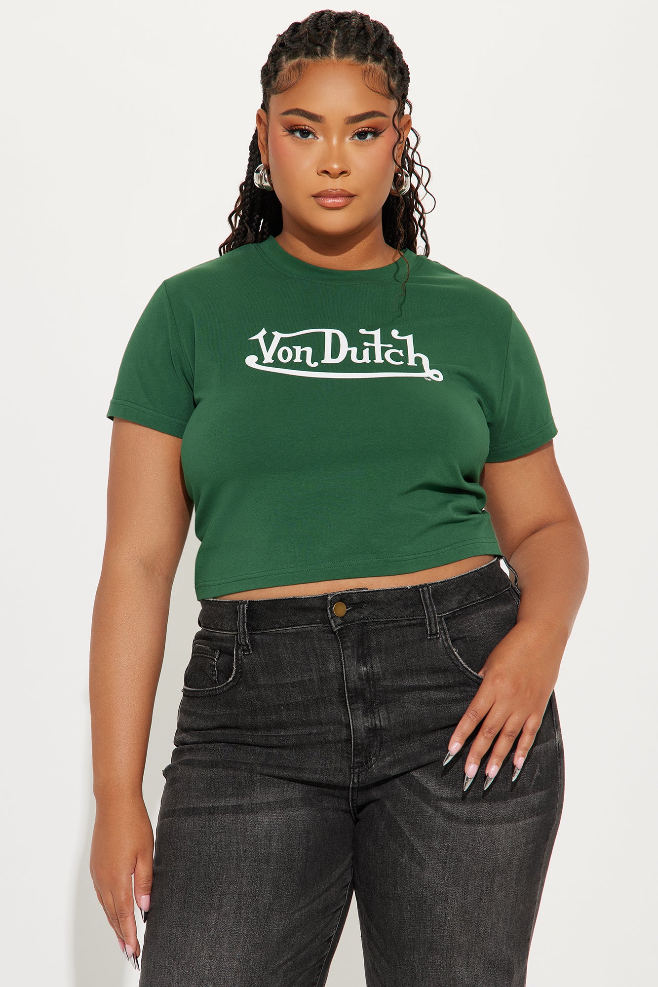 Von Dutch OG Baby Tee - Hunter Green - Image 4