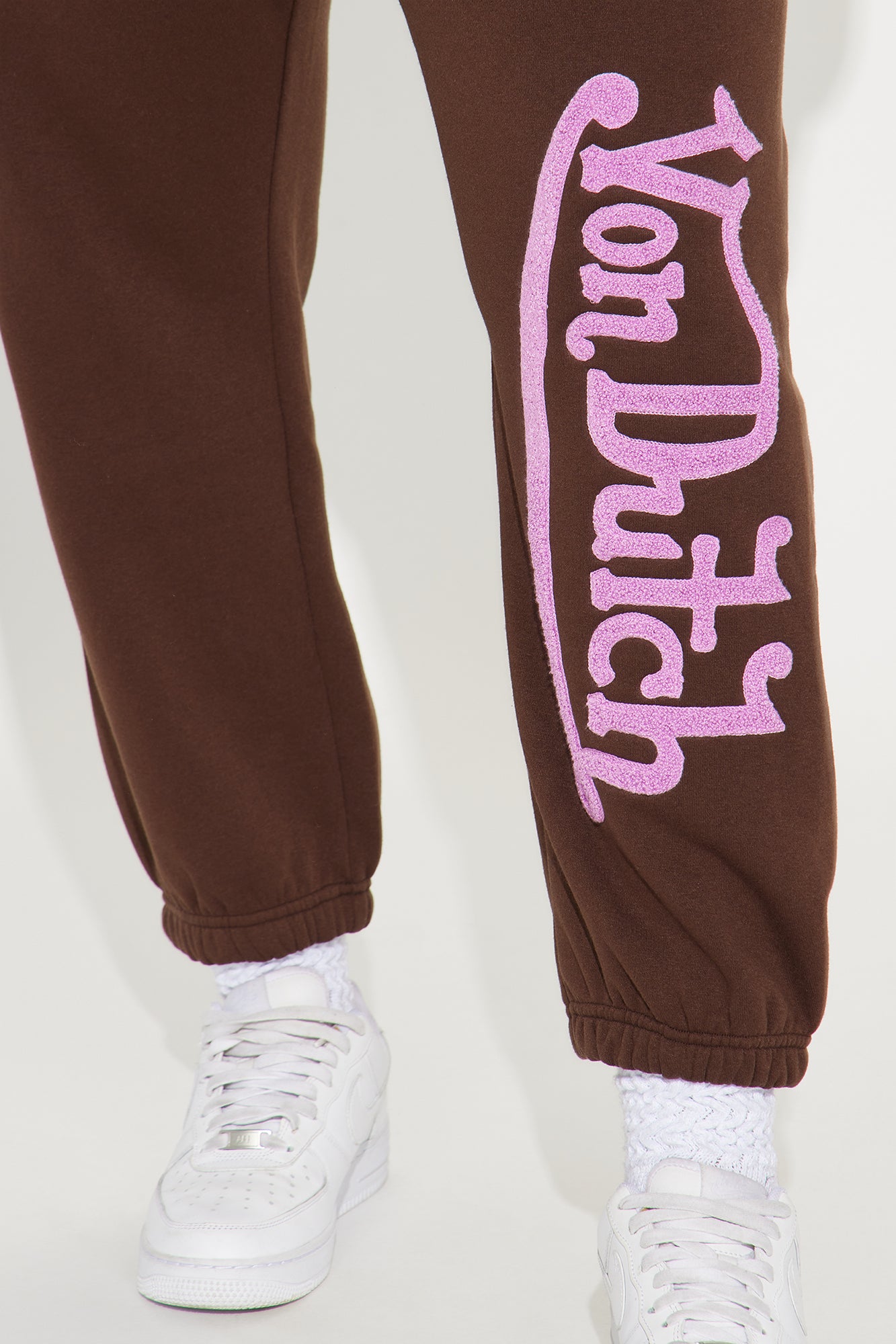 Von Dutch Patch Jogger - Brown - Image 6