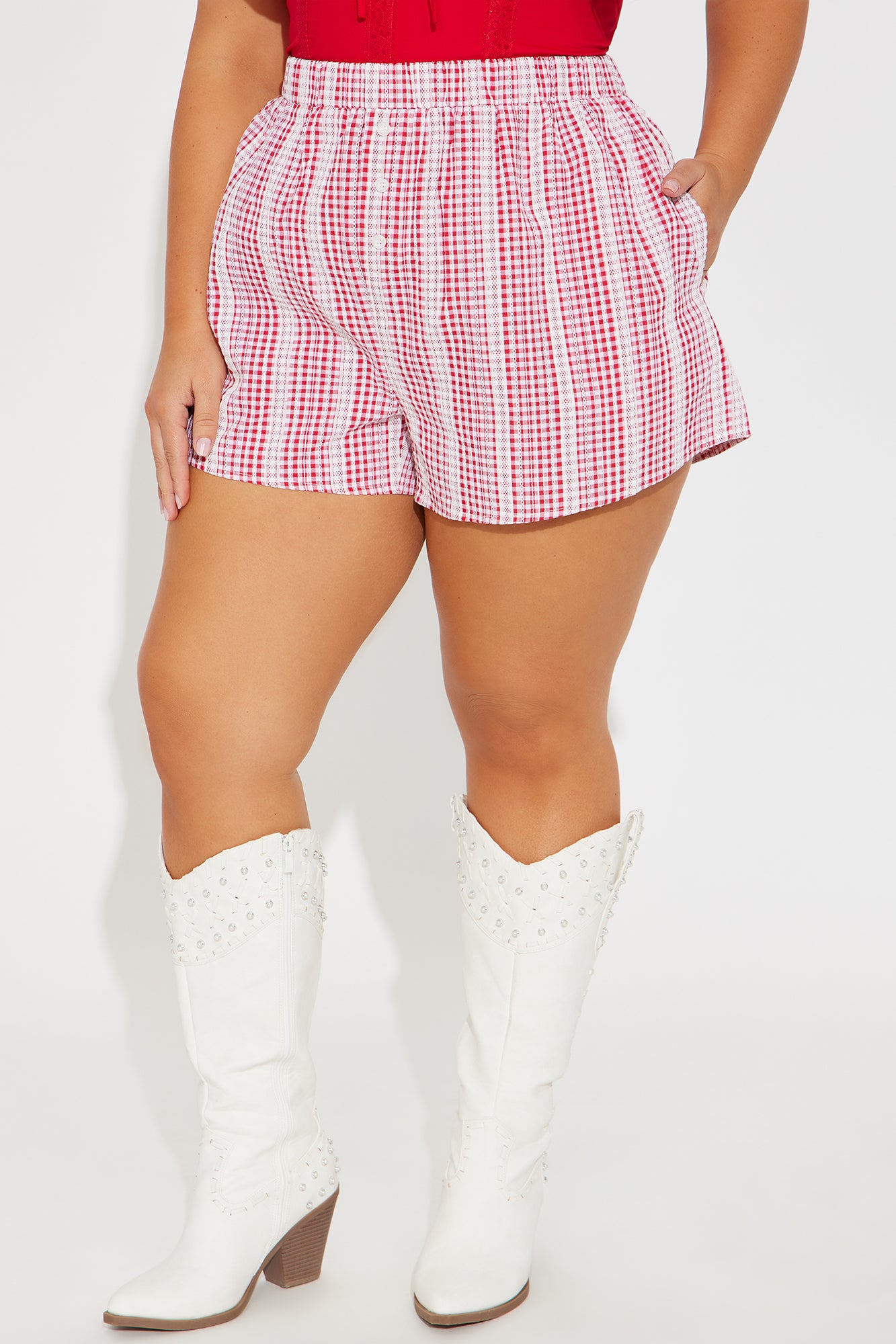 Sweet Love Boxer Short - Red/combo - Image 5