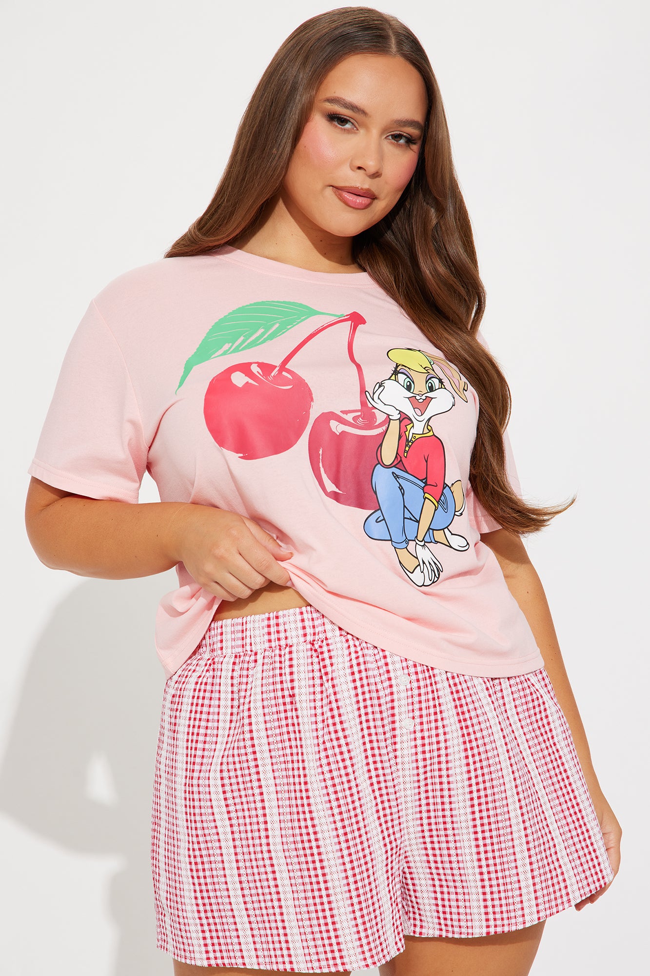 Lola Bunny Cherries Tee - Pink - Image 5