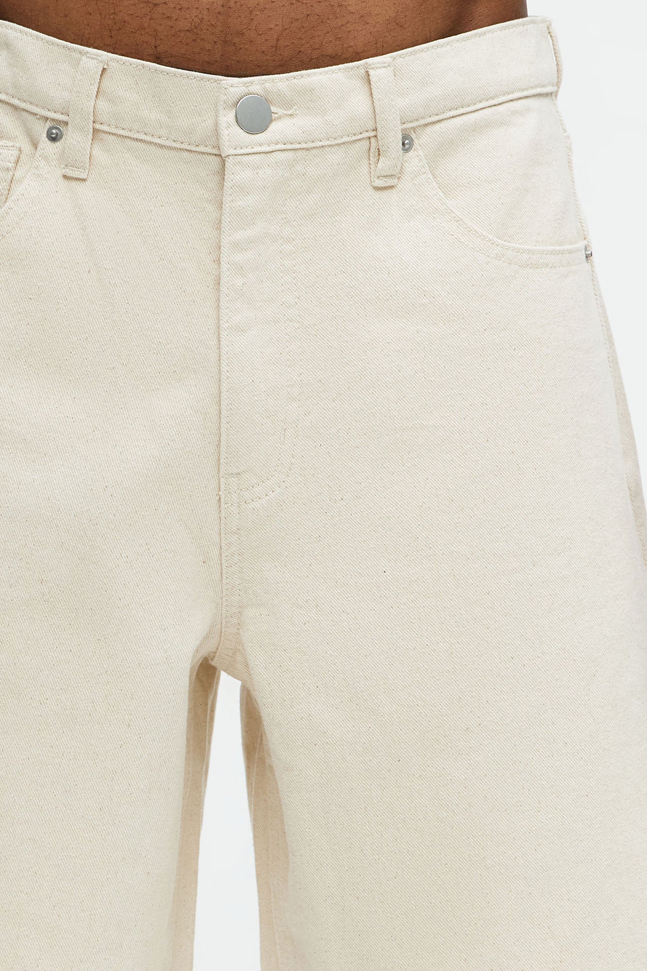 Colin Relaxed Denim Shorts - Sand - Image 4