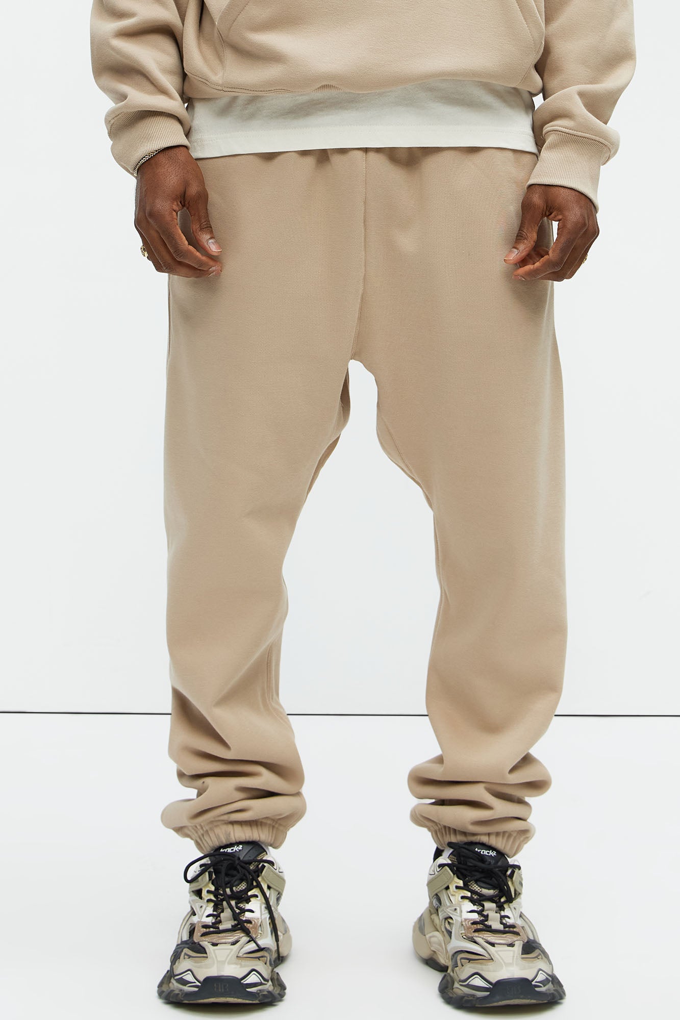 Tyson Heavyweight Sweat Jogger - Taupe - Image 6