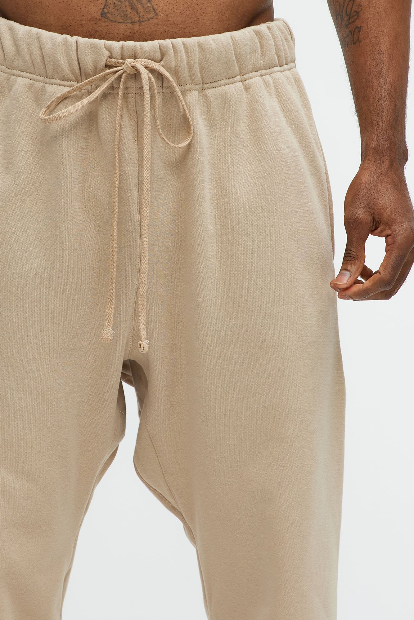 Tyson Heavyweight Sweat Jogger - Taupe - Image 8
