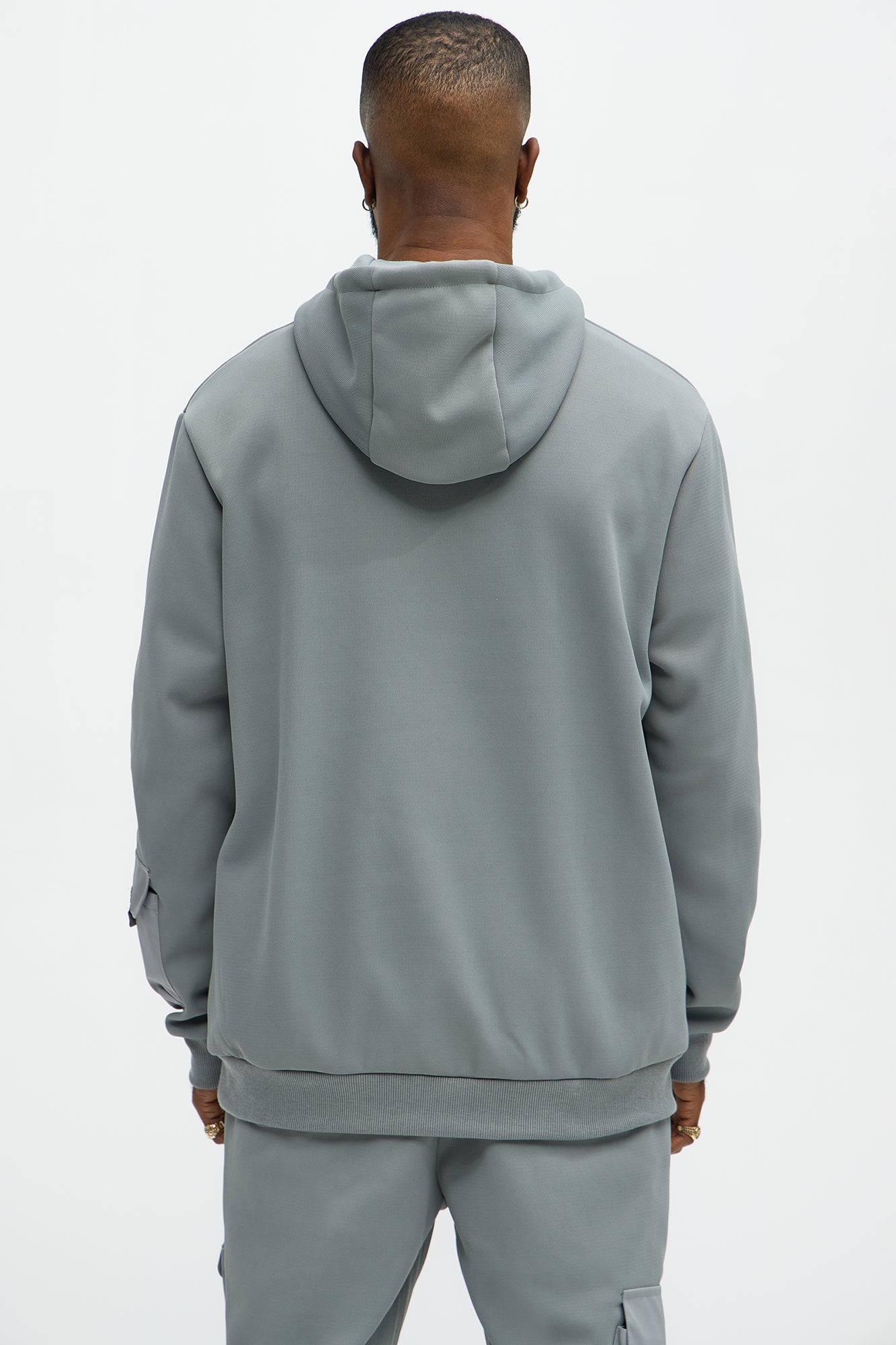 Field Cargo Hoodie - Grey - Image 5