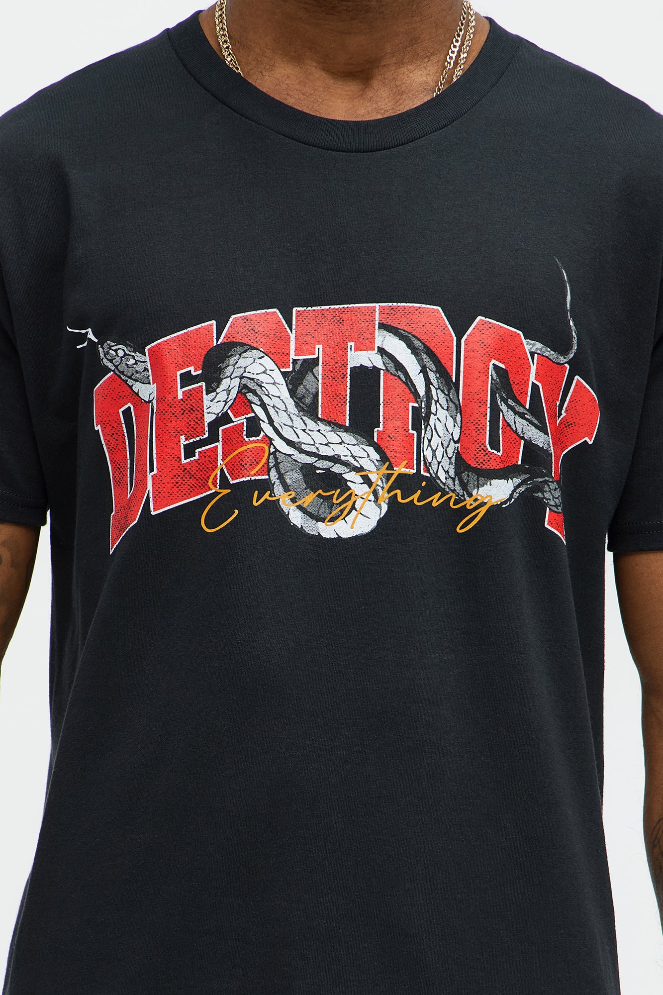 Destroy Everything Short Sleeve Tee - Black - Image 3