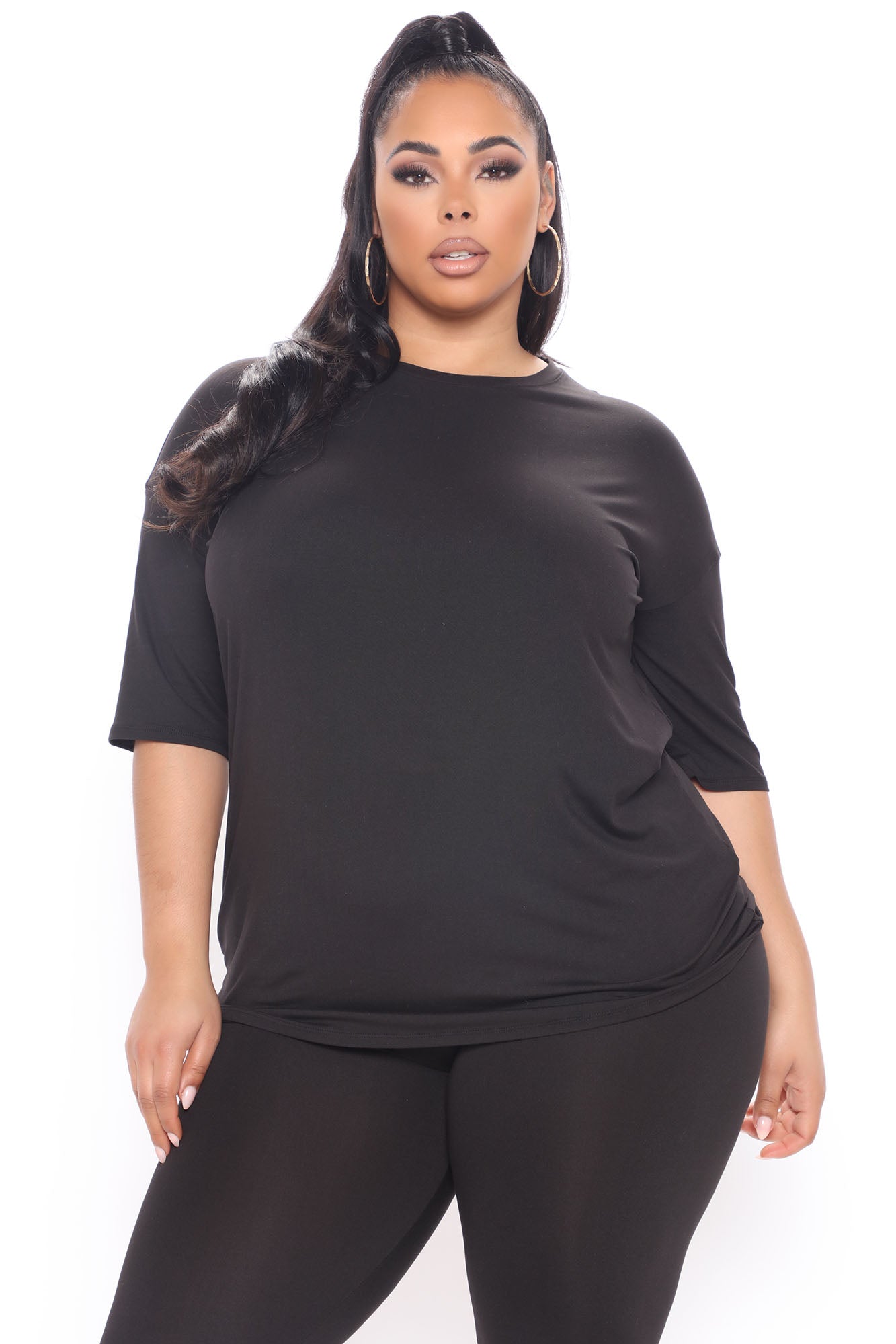 Weekend Vibes Legging Set - Black - Image 8