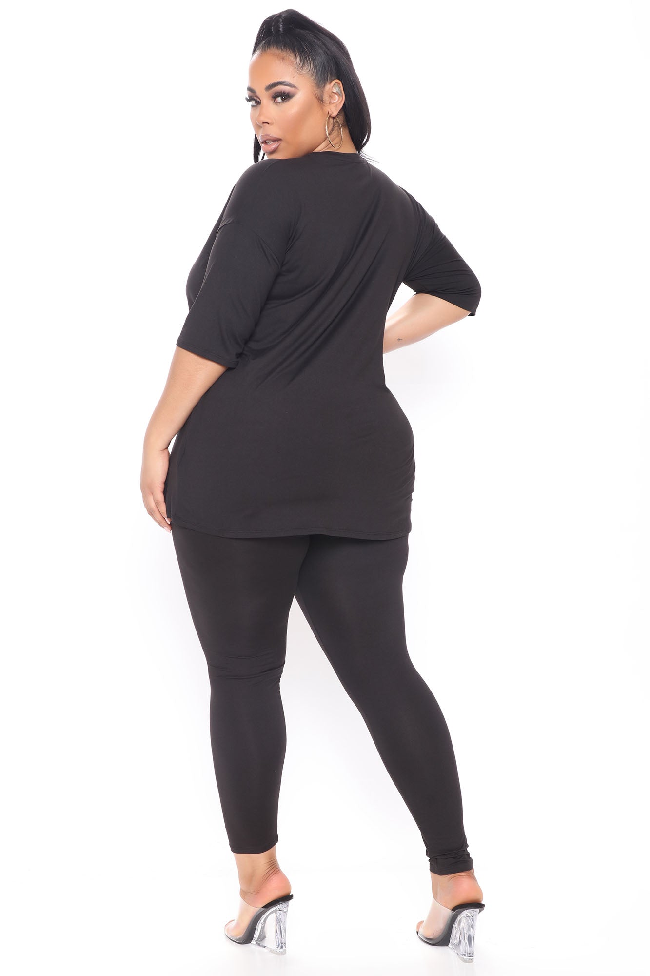 Weekend Vibes Legging Set - Black - Image 9
