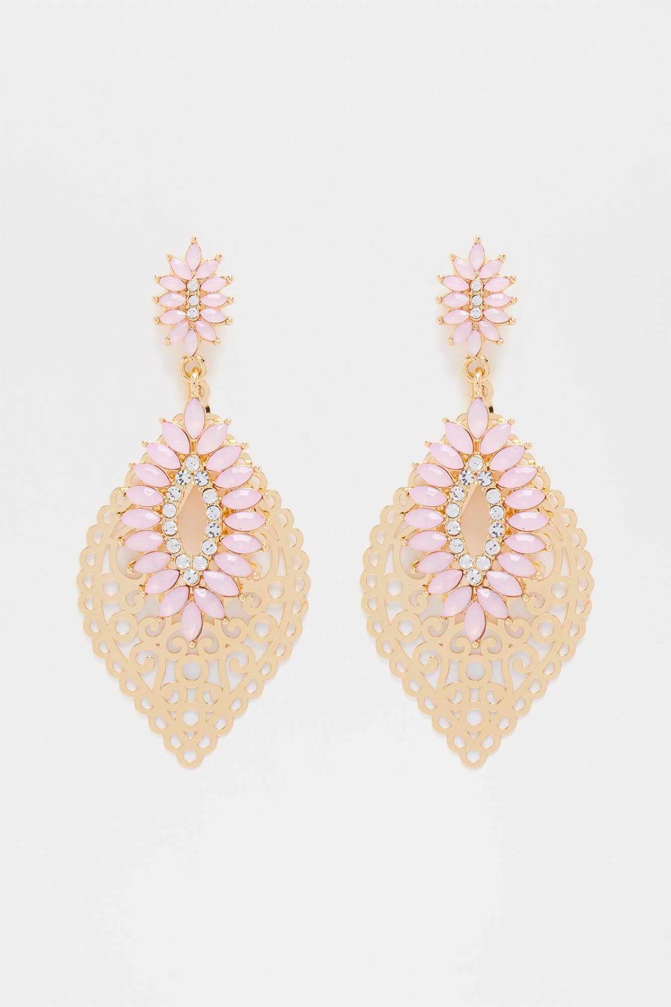 You'll Be Popular Earrings - Pink/combo - Image 3