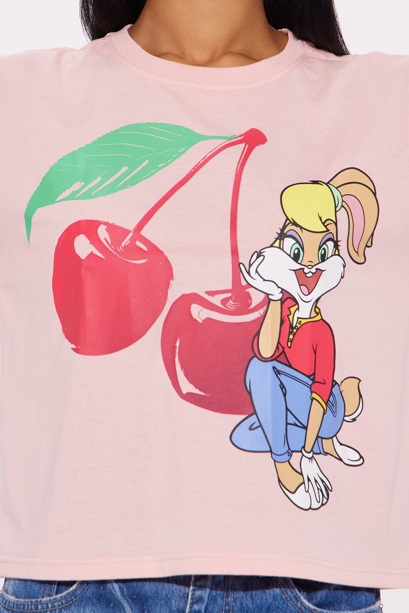 Lola Bunny Cherries Tee - Pink - Image 4