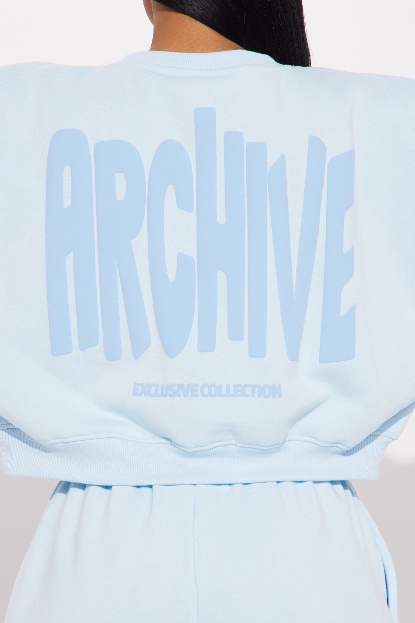Archive Mode Fleece Short Set - Light Blue - Image 4