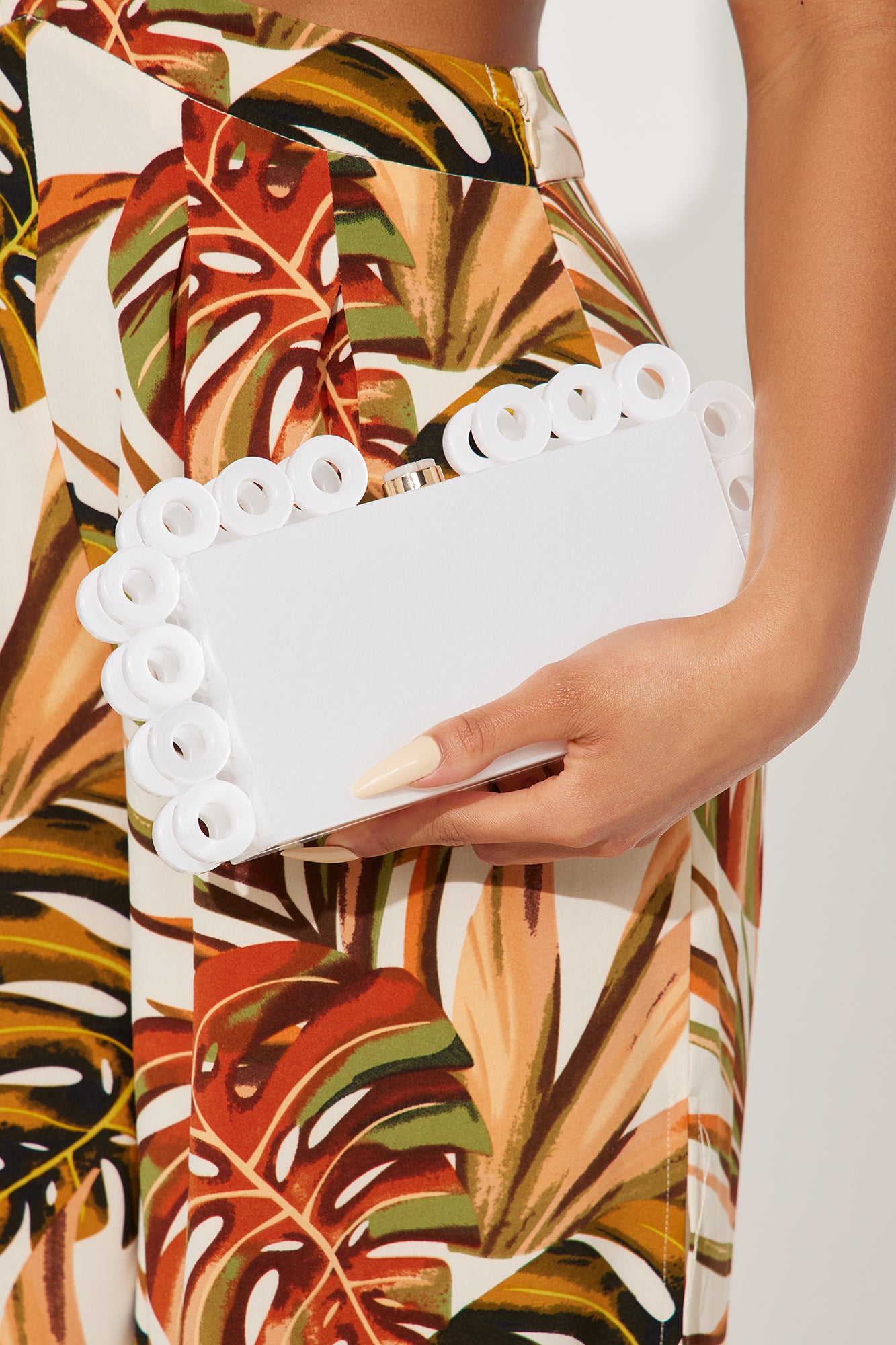 Britney Clutch - White - Image 3